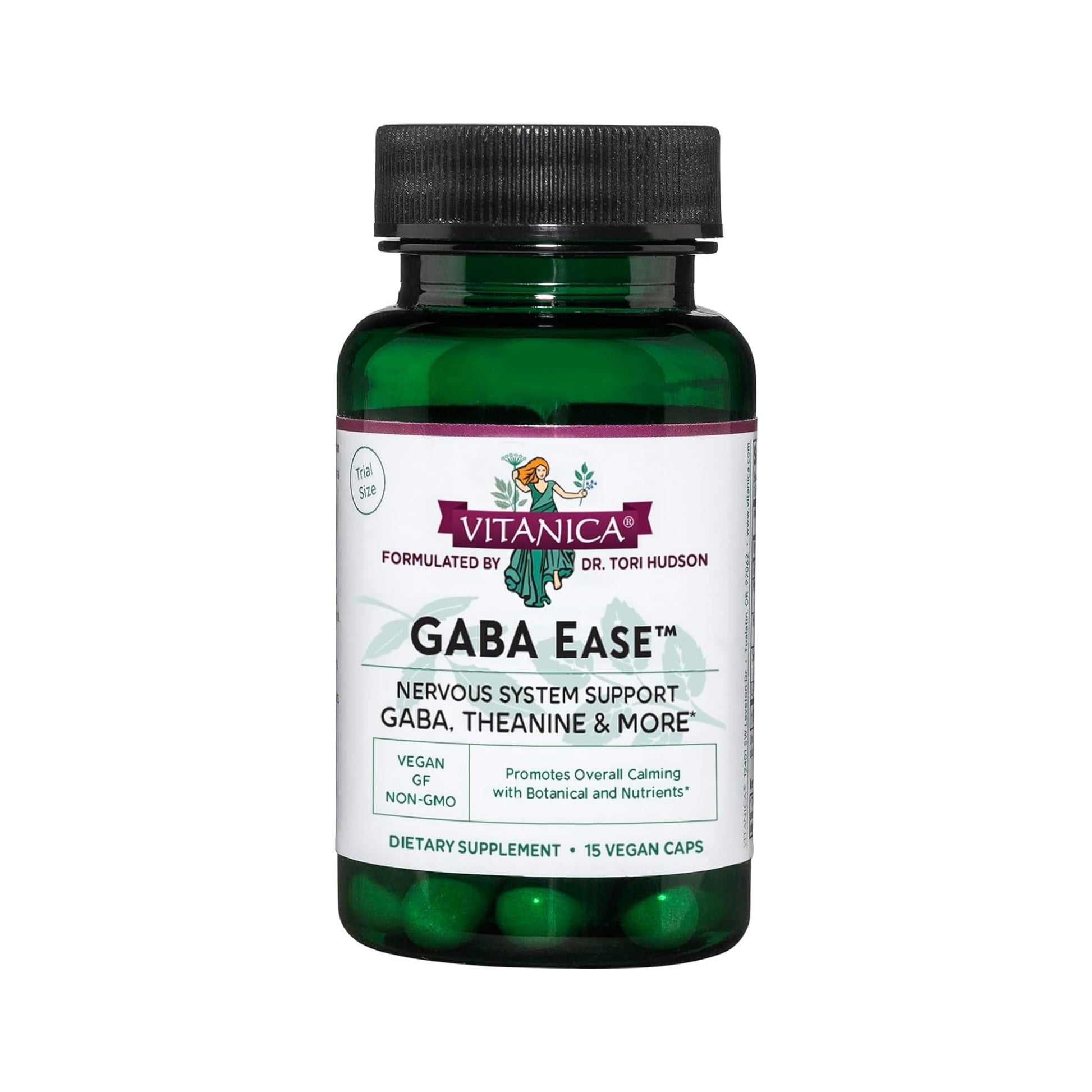 Vitanica GABA Ease Calming Support Vegan 15 Capsules