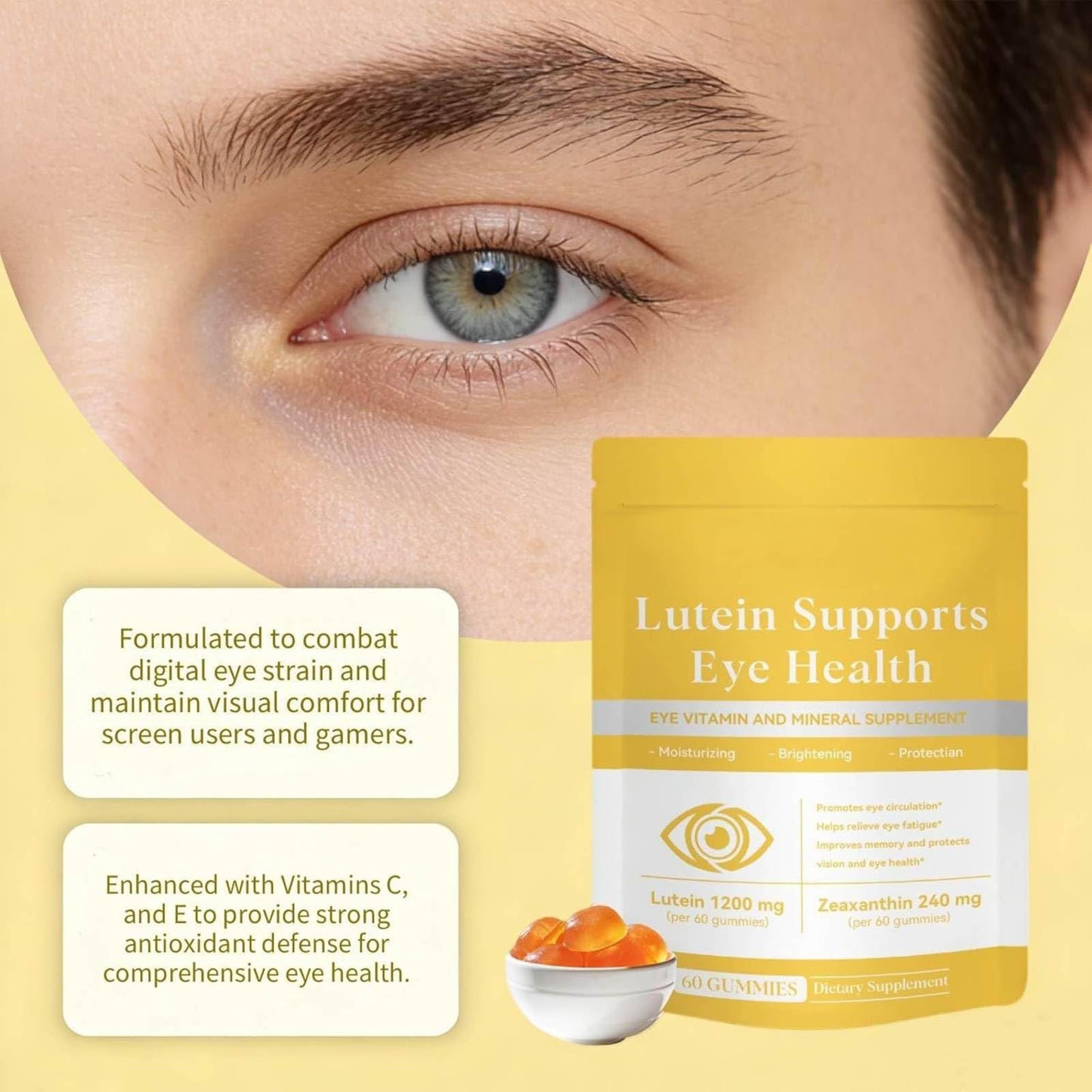 HZSprance Lutein & Zeaxanthin Gummies 60 Gummies