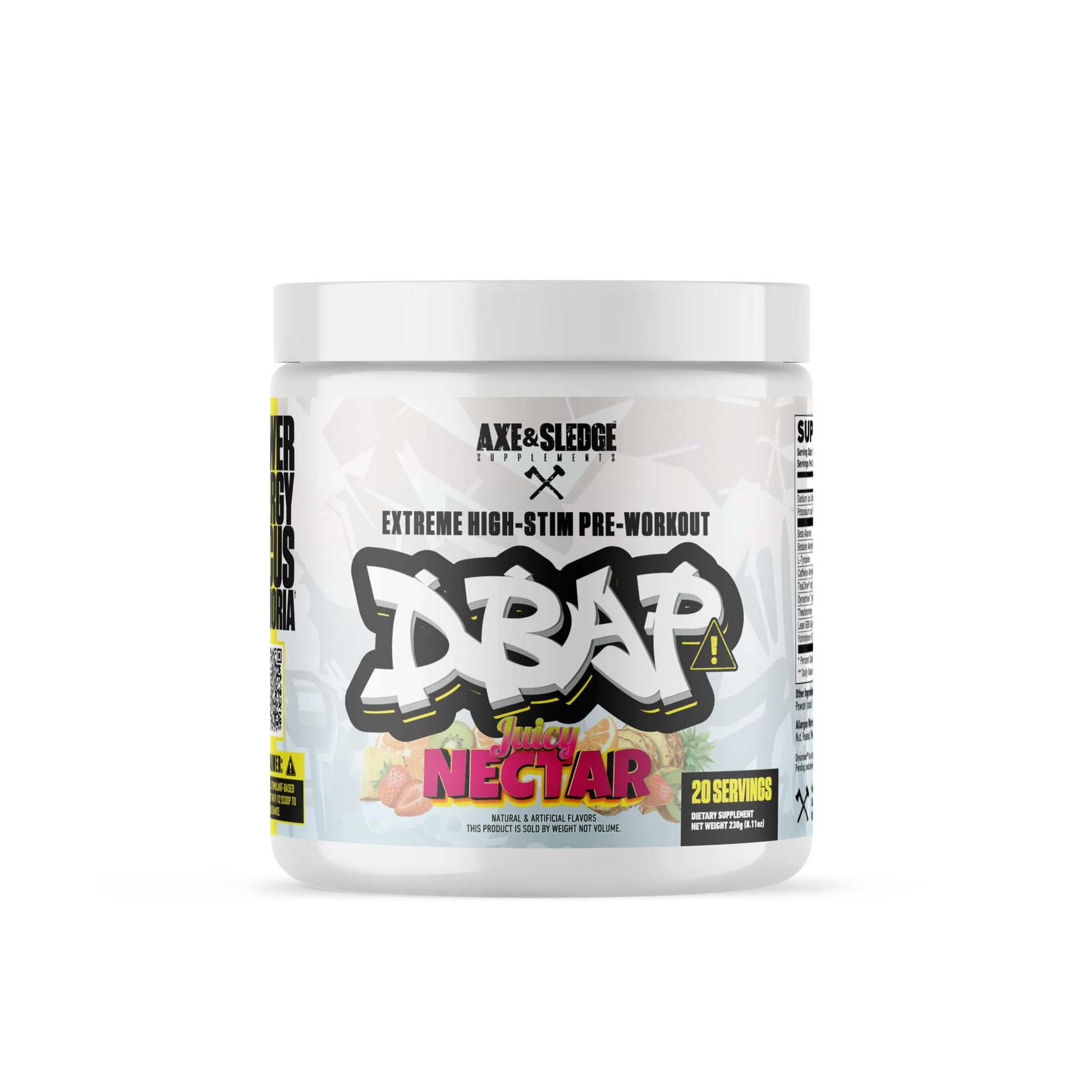 Axe & Sledge DBAP Extreme High Stim Pre-Workout Powder 0.25 Ounce