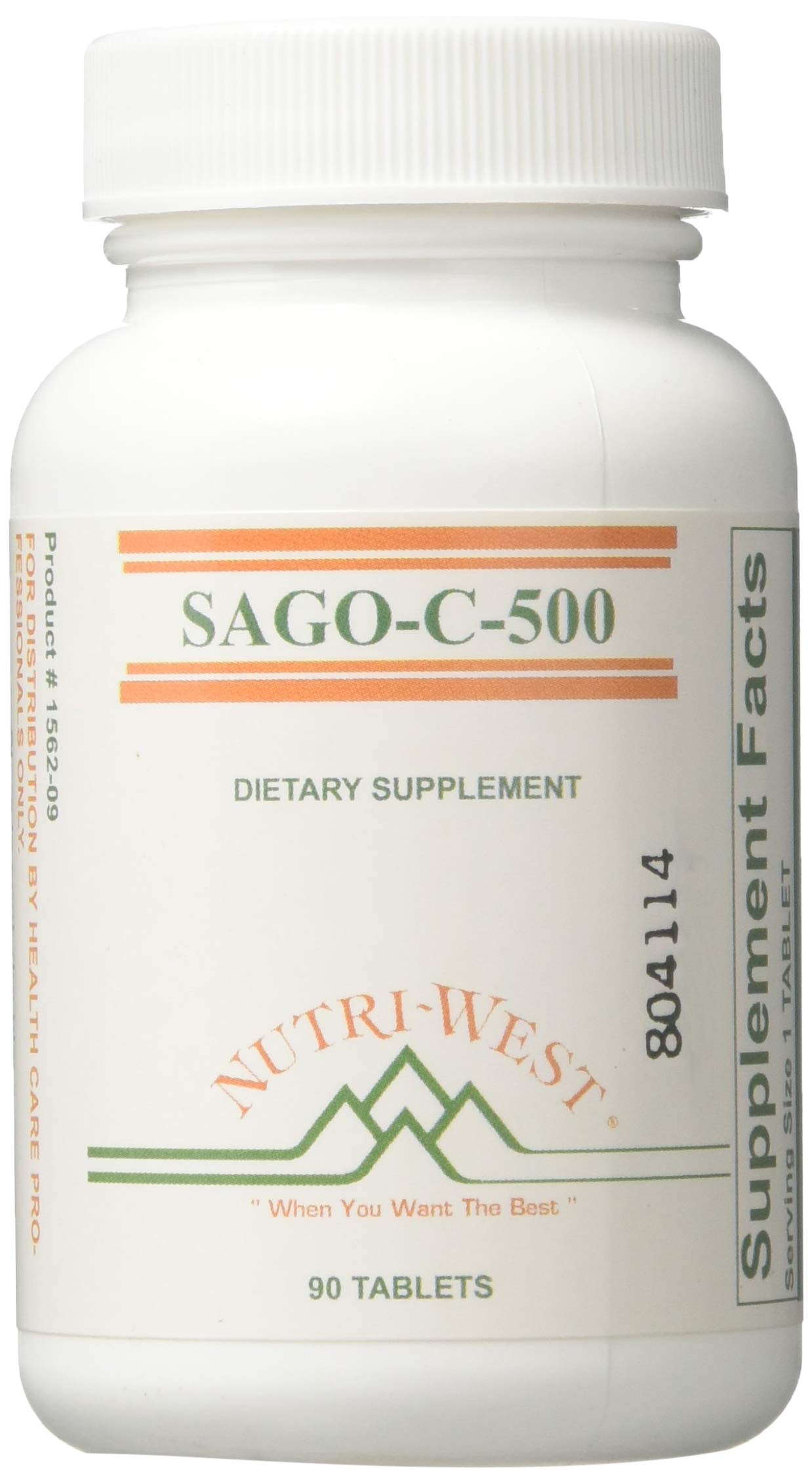 Nutri-West Sago-C-500 90 Tablets