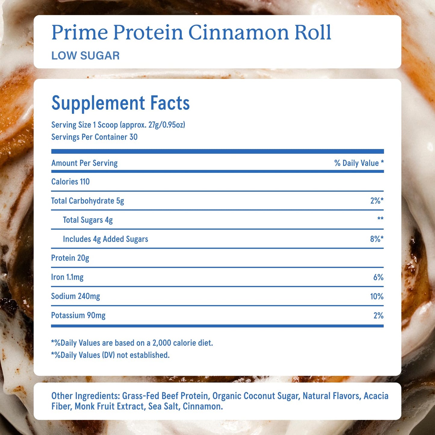 Equip Prime Protein Powder Beef Protein Isolate, Grass-Fed, Paleo & Keto Friendly, Gluten & Dairy Free, 30 Servings