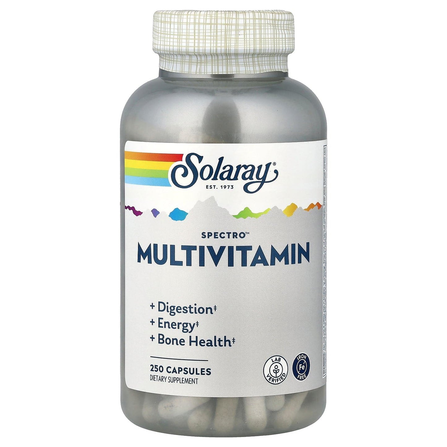 SOLARAY Spectro Multivitamin 250 Capsules