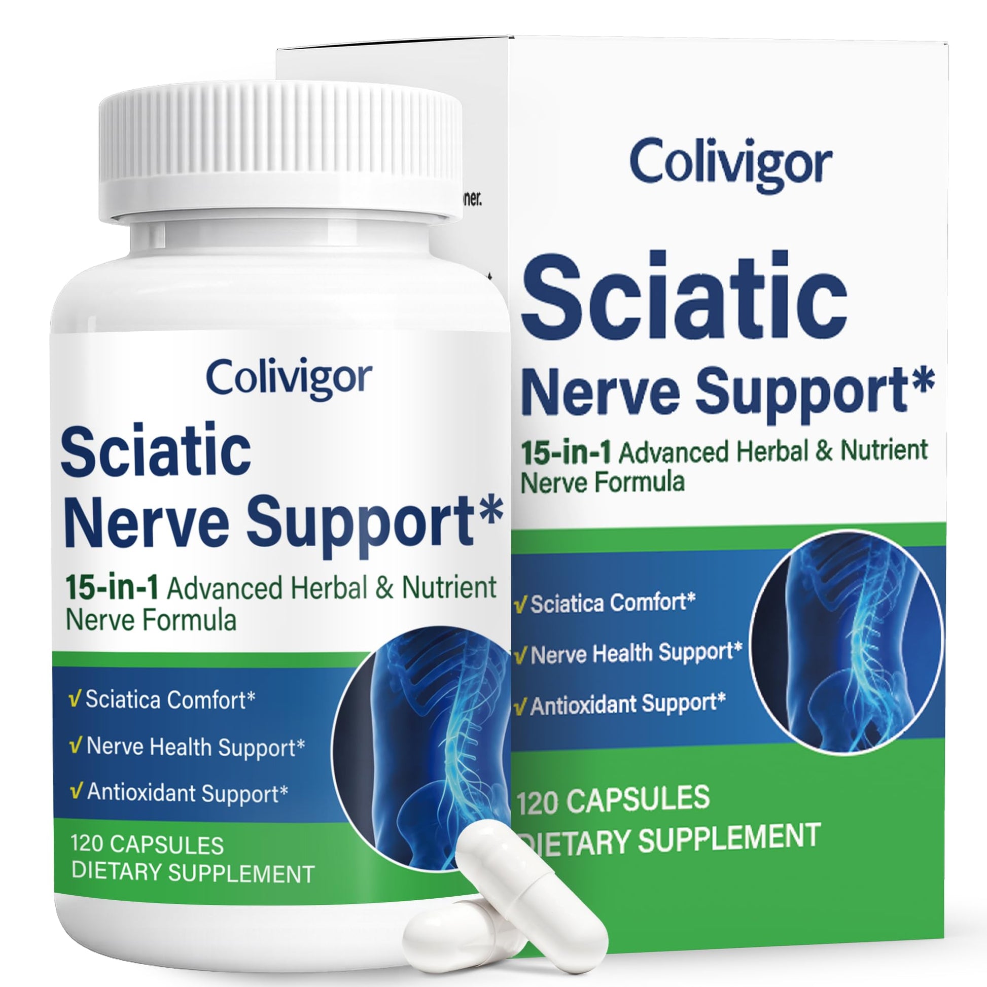 Colivigor Sciatic Nerve Supplement Capsules 120