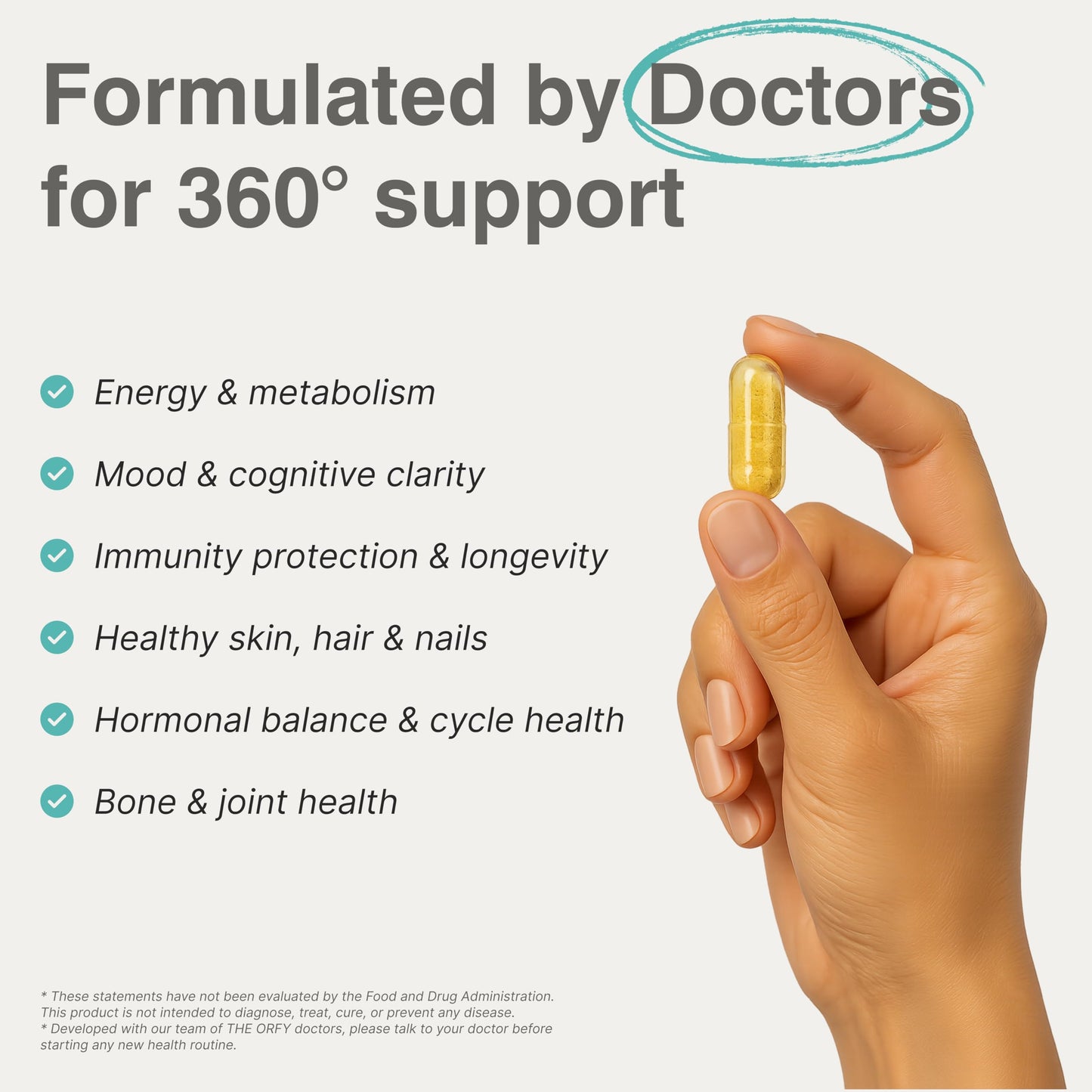 THE ORFY Complete Daily Women Multivitamin Capsule 60 Count