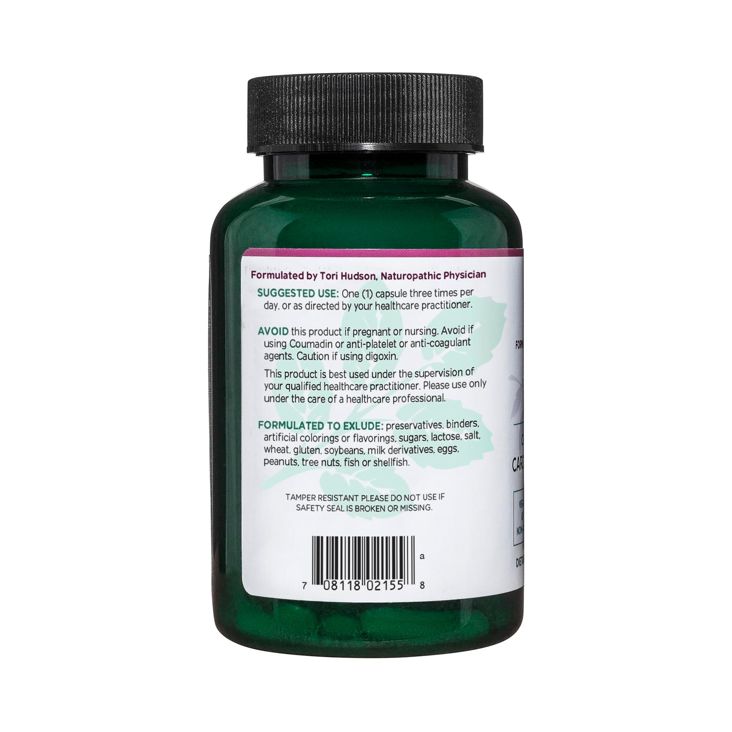 Vitanica Rauwolfia Extra Heart Health Supplement Capsules, 90 Count