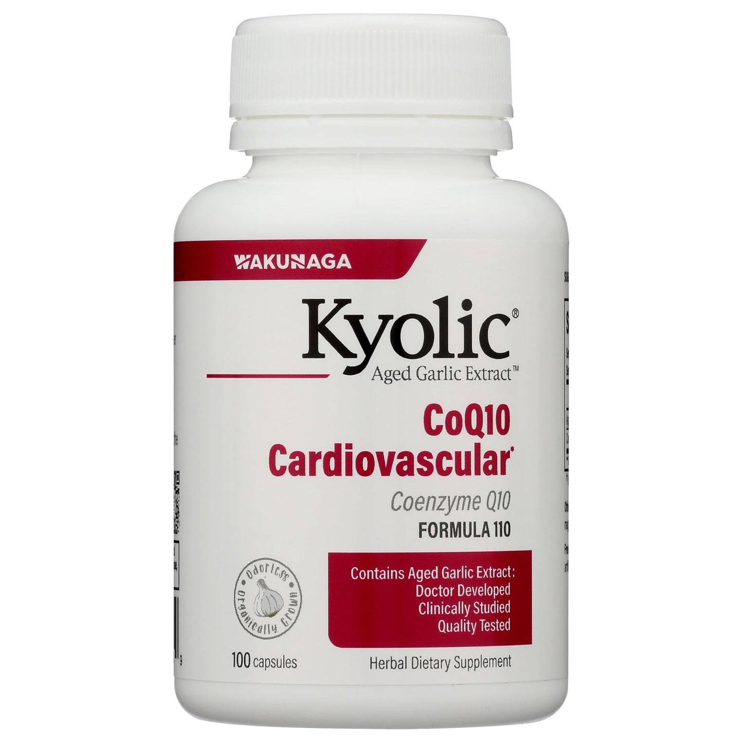 Kyolic Aged Garlic Extract Formula 110 Capsules, 100 Count