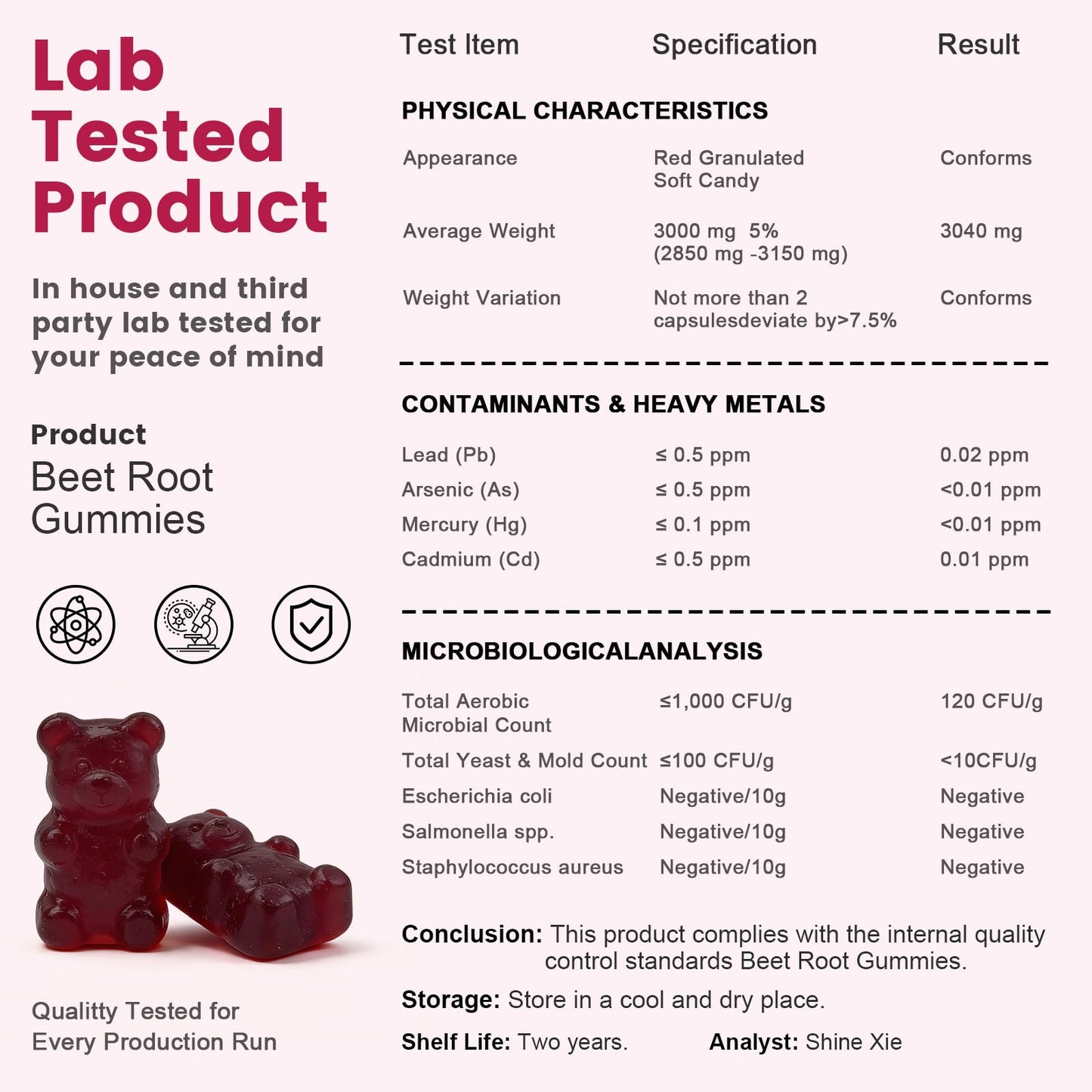 GORNVB Beet Root Gummies with CoQ10, L-Arginine & Grape Seed Extract, Nitric Oxide Booster, Vegan, Gluten Free, 60 Gummies