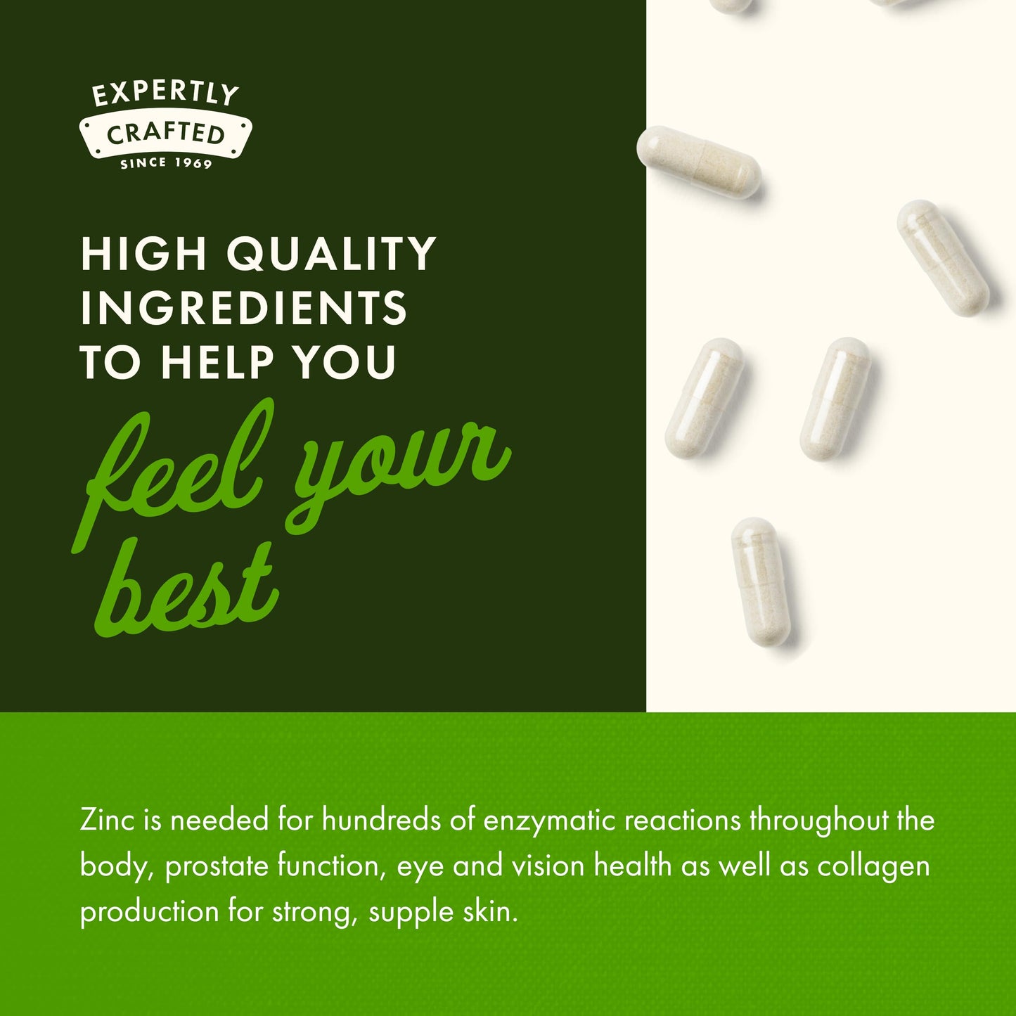 Swanson Zinc Picolinate Chelated Mineral Supplement Capsules 60 Count