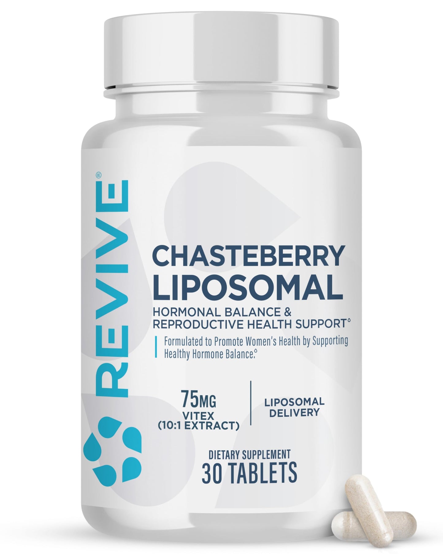 Revive Chasteberry Supplement for Women Tablets 30 Count