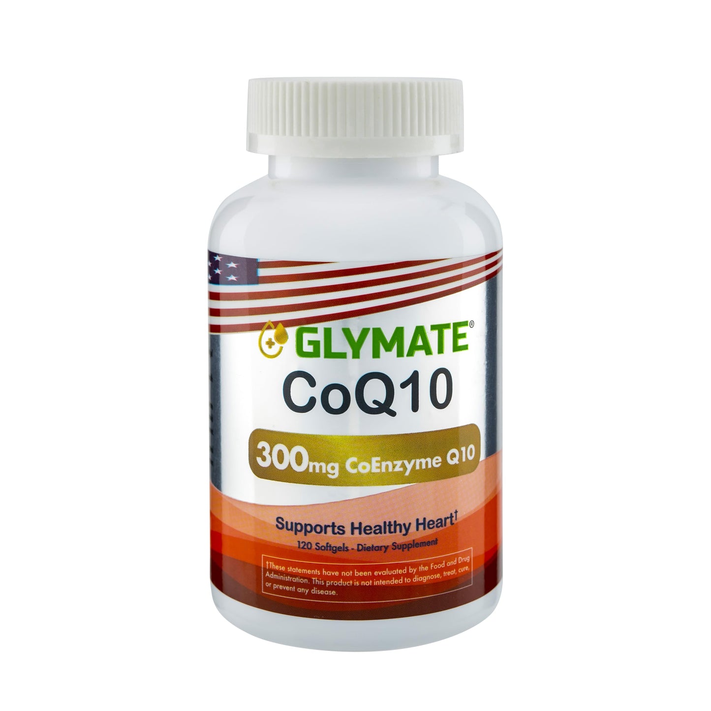 Glymate CoEnzyme Q10 300mg Softgels, 120 Count