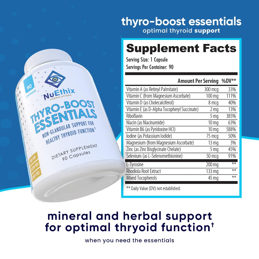 NuEthix Formulations Thyro-Boost Essentials 90 Capsules