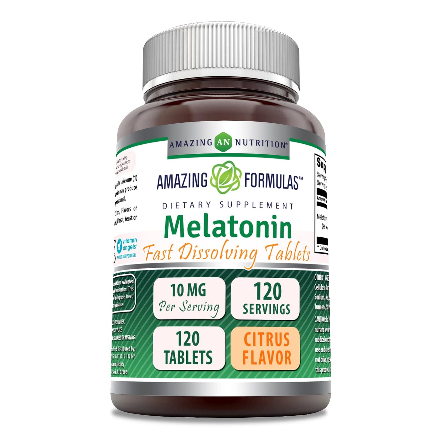 Amazing Nutrition Melatonin 10 mg Tablet, 120 Count