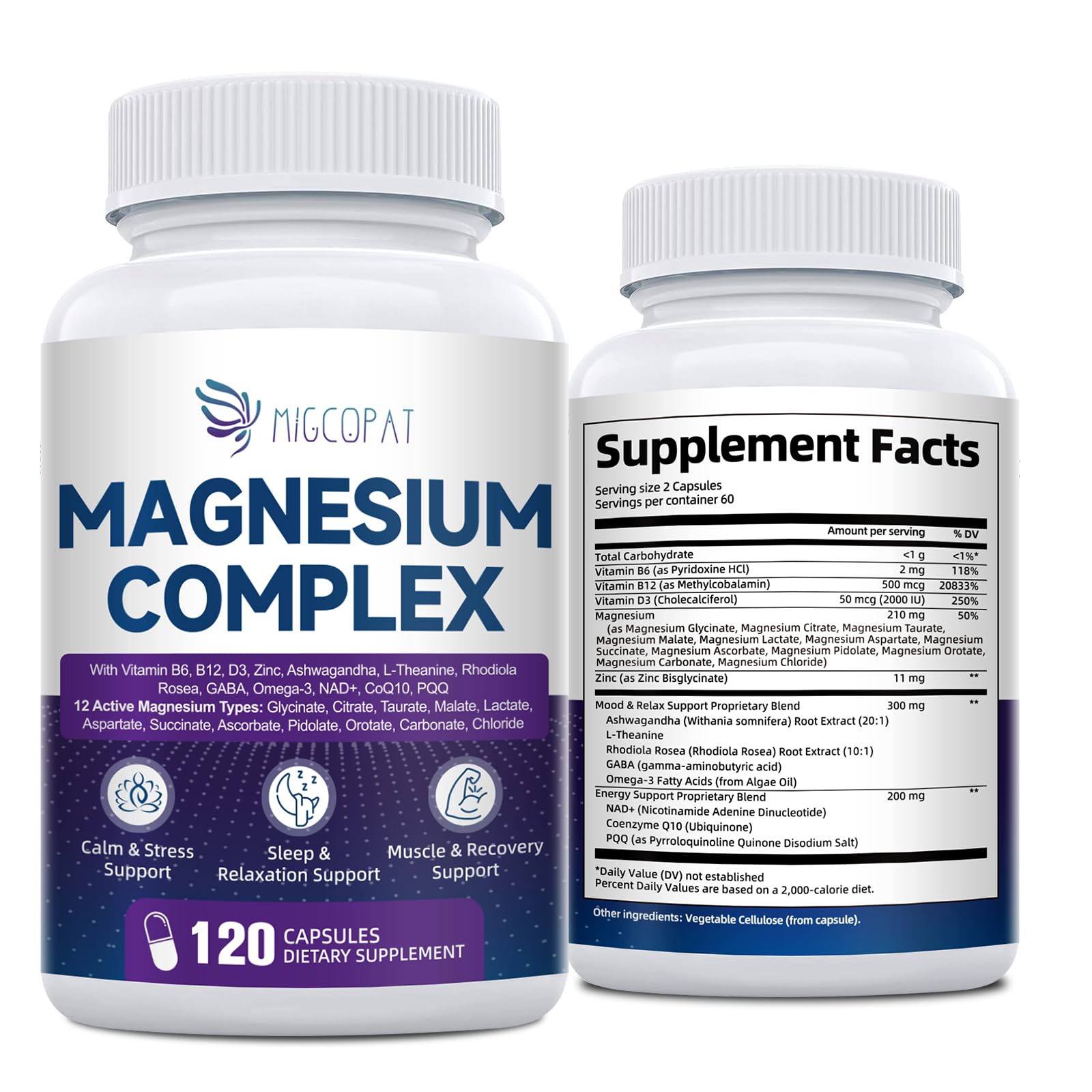 Migcopat Magnesium Complex 120 Capsules