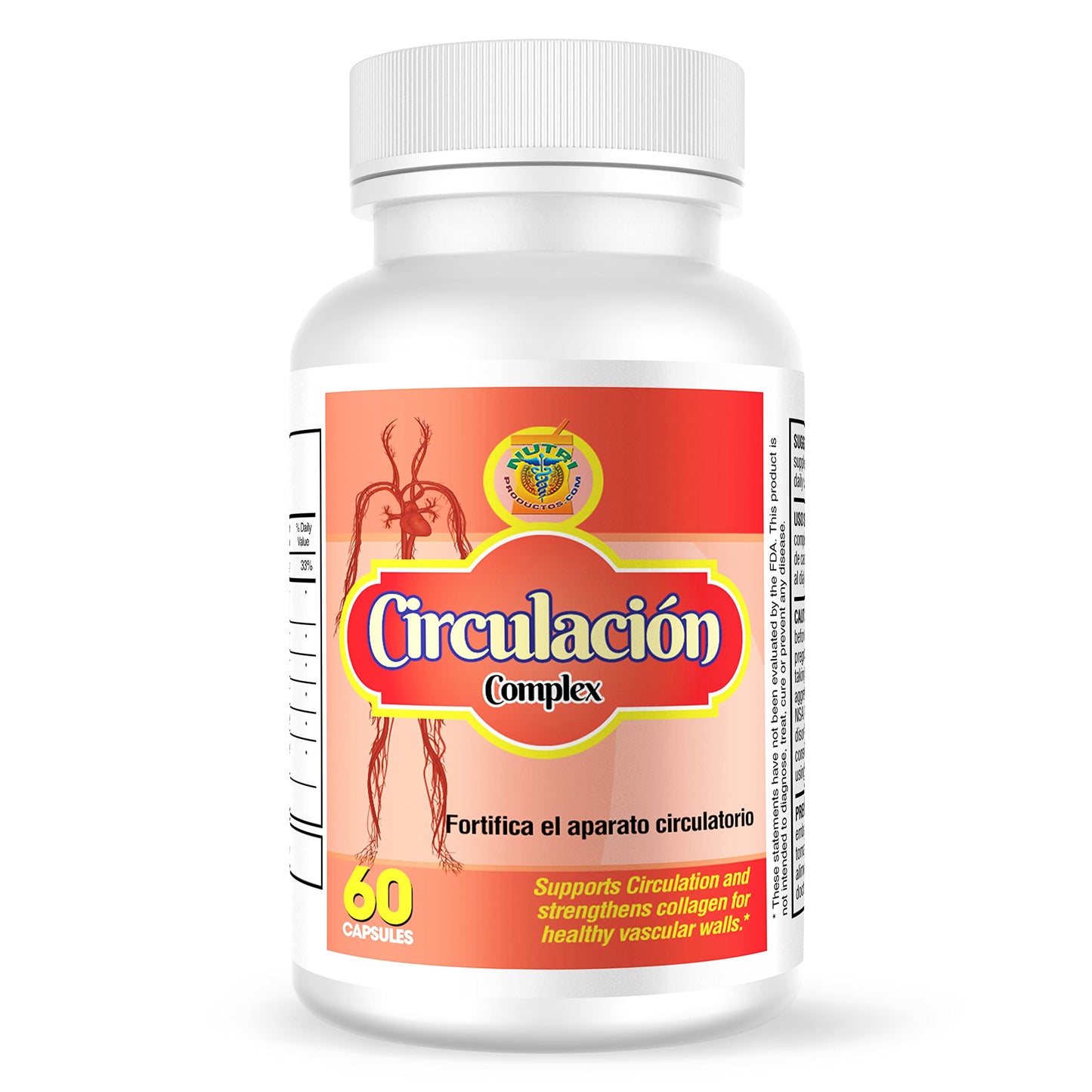 Nutrisalud Products Circulation Complex Capsules, 120 Capsules