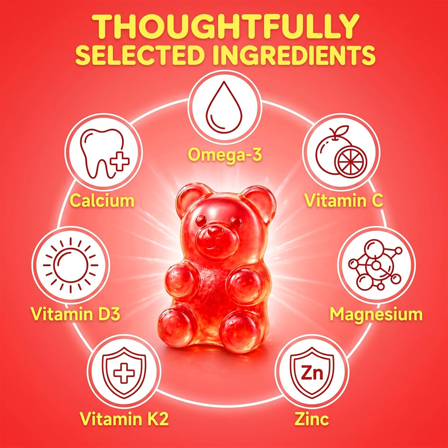 Pwkvsn Tallori Growth Gummies 60 Count