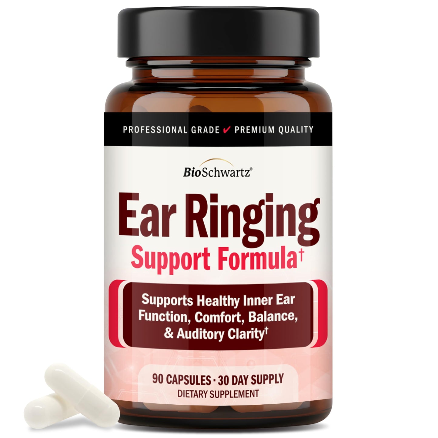 BioSchwartz Ear Ringing Support Supplement 90 Capsules