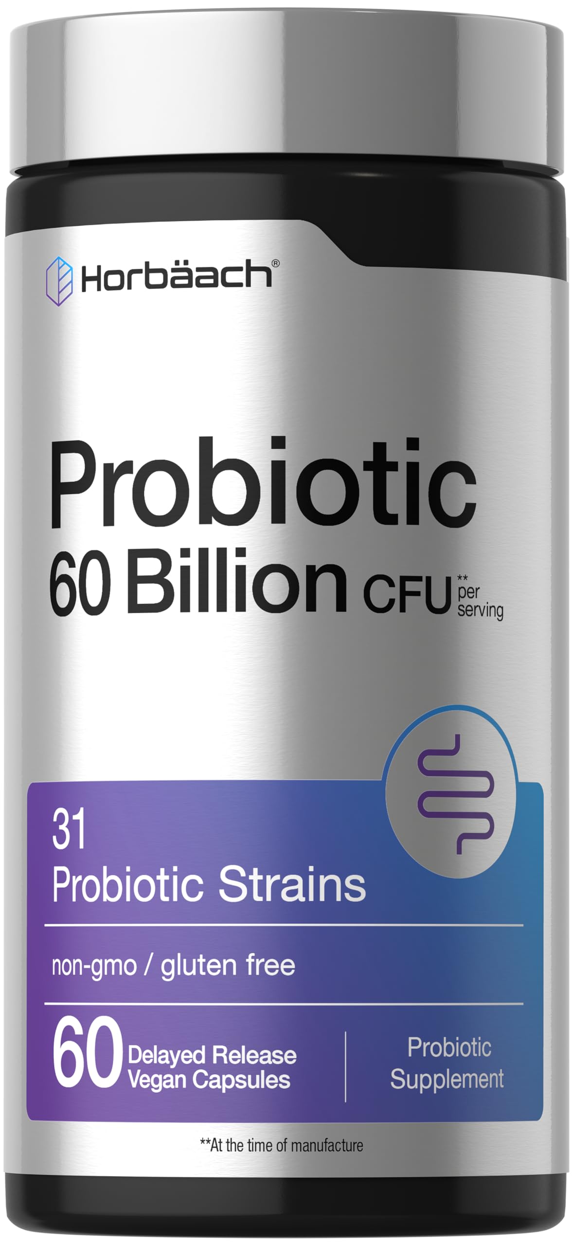 Horbäach Probiotics for Women and Men Capsules 60