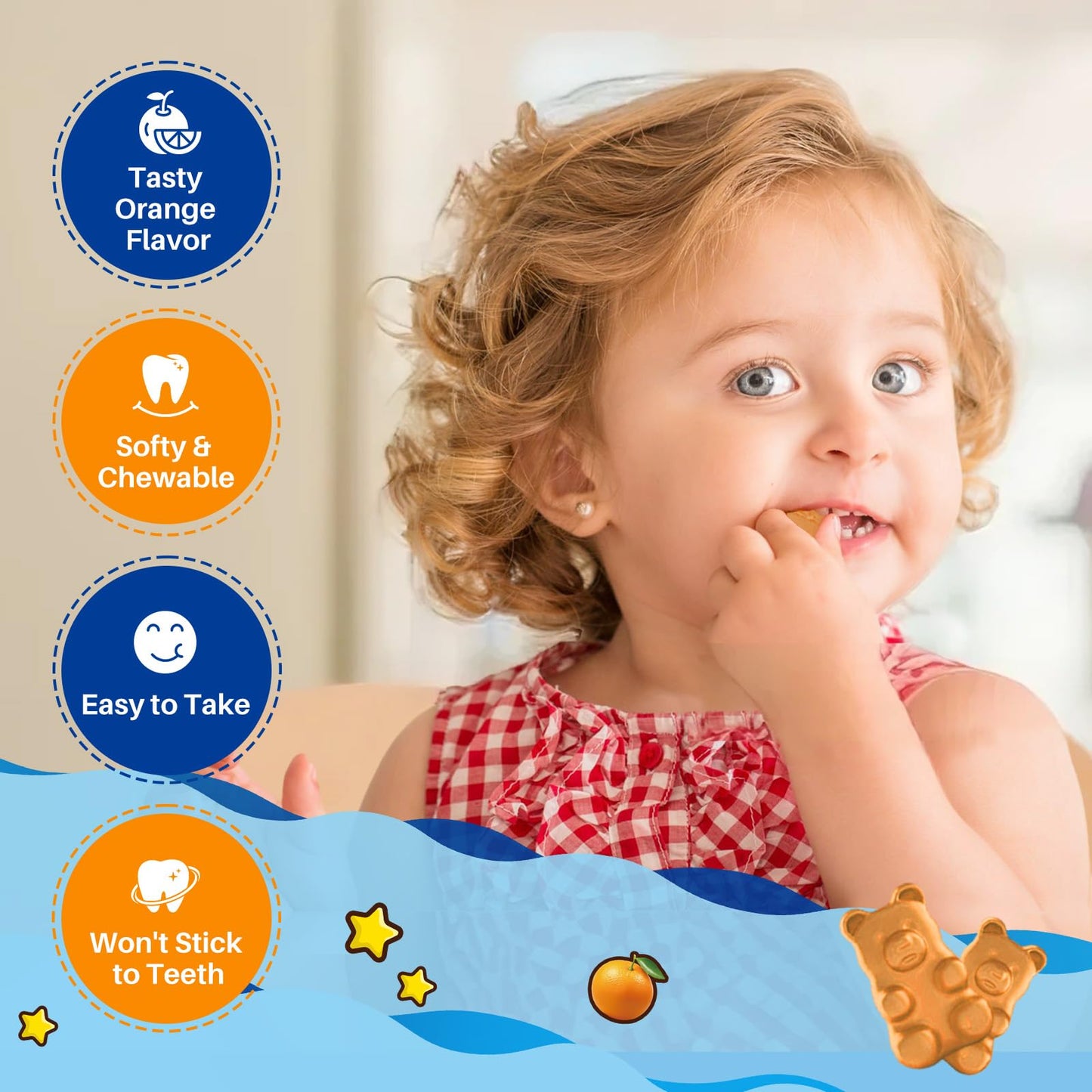 Hovika Kids Magnesium Glycinate Gummies 60 Count
