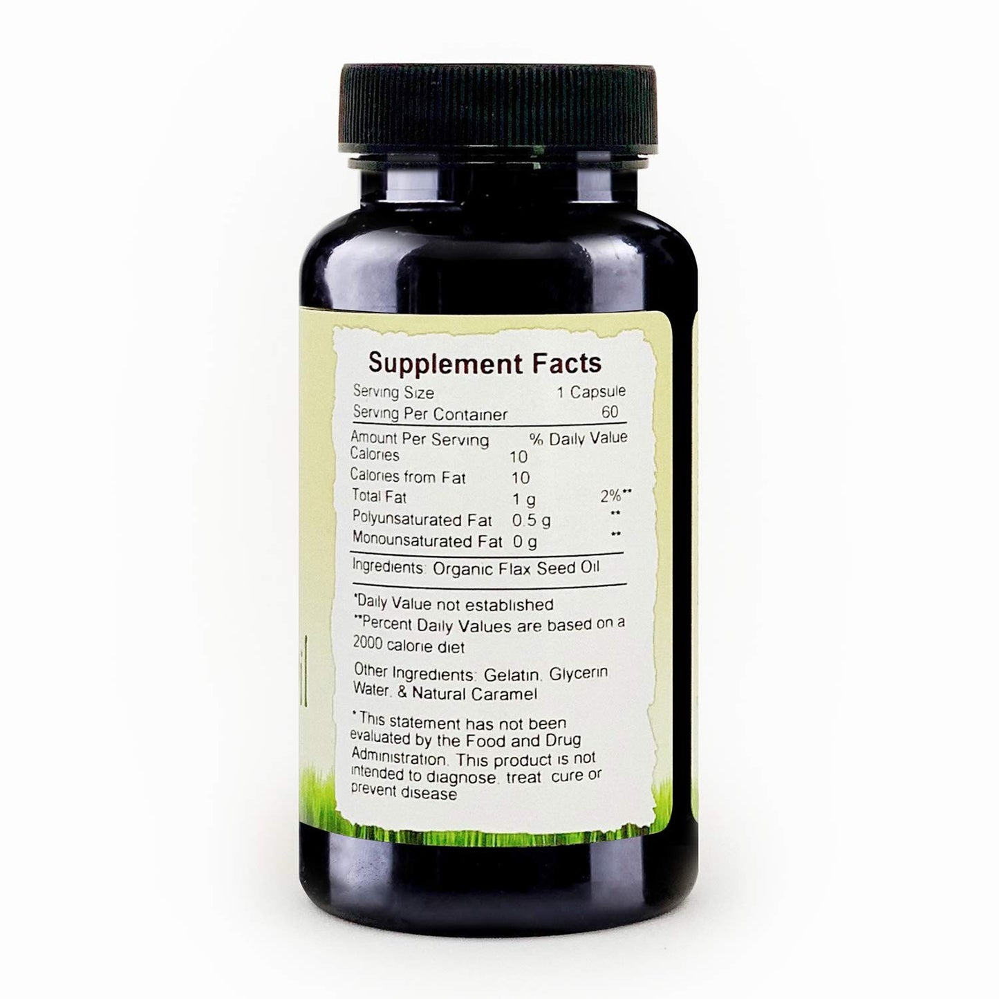 Wholistic Botanicals Flax Seed Oil Capsule 60 Count