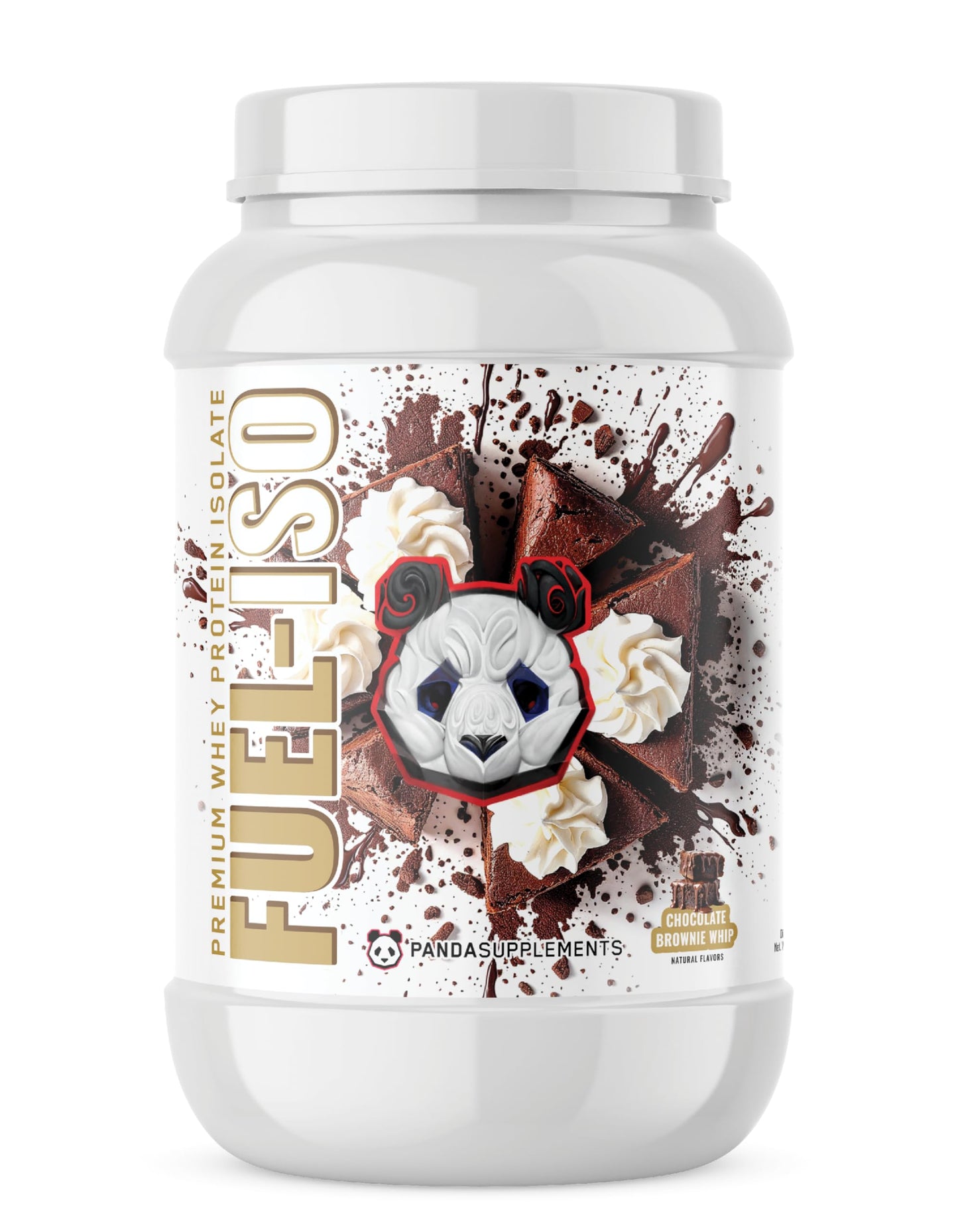 Underground Bio Labs Panda Fuel ISO Whey Protein Powder Chocolate Brownie Whip 29.44 Servings