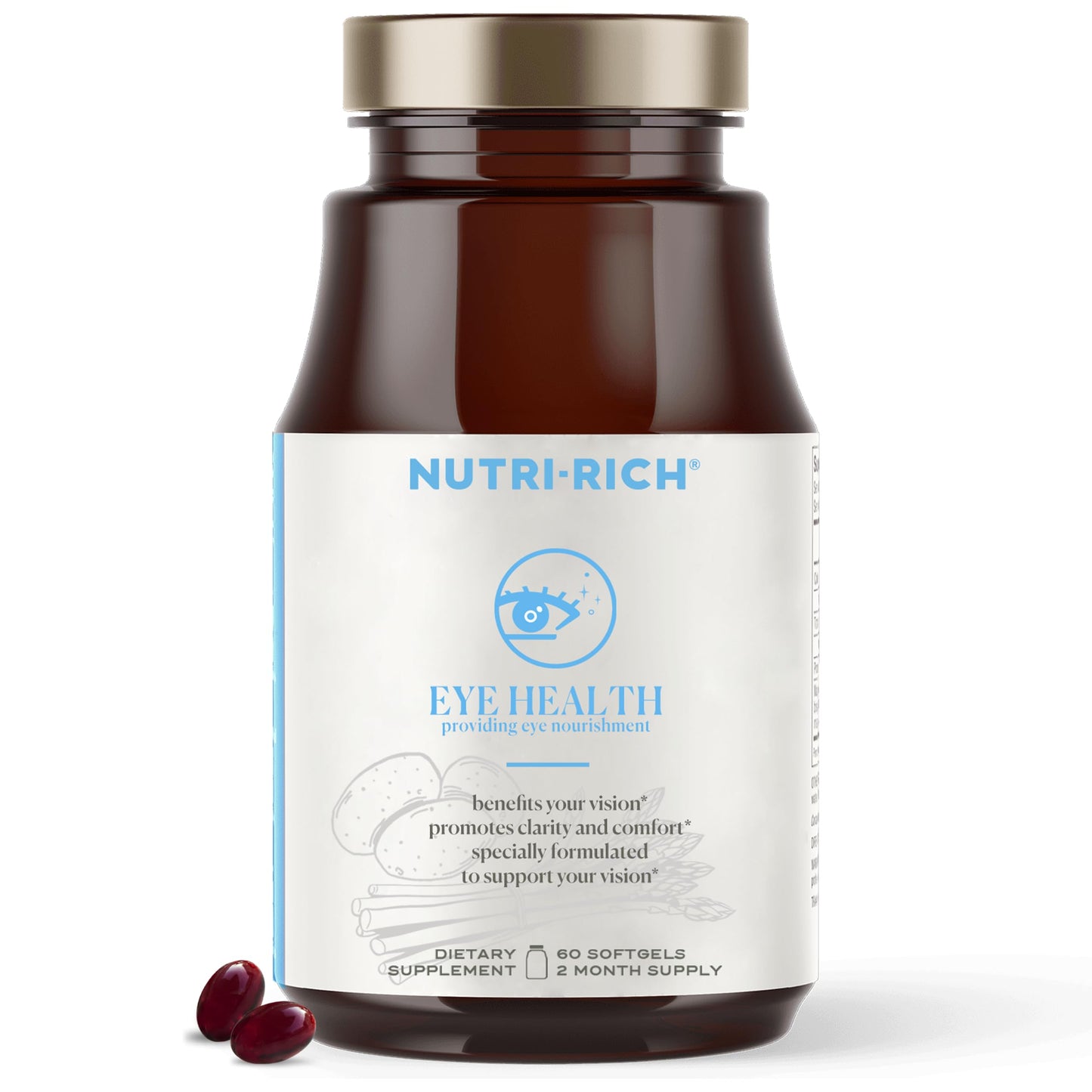 Nutri-Rich Eye Health Supplement Softgels 60 Count