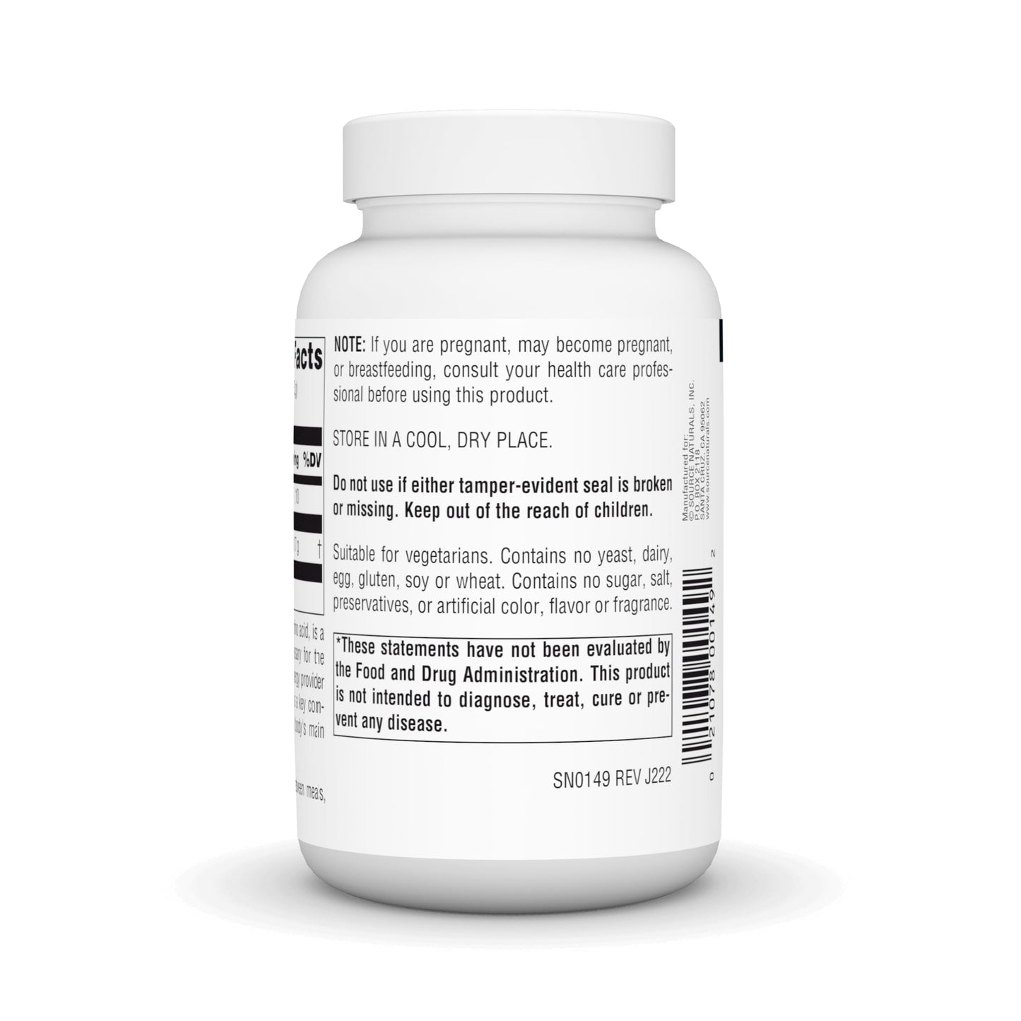 Source Naturals L-Ornithine Free Form Amino Acid Powder 3.53 Ounce
