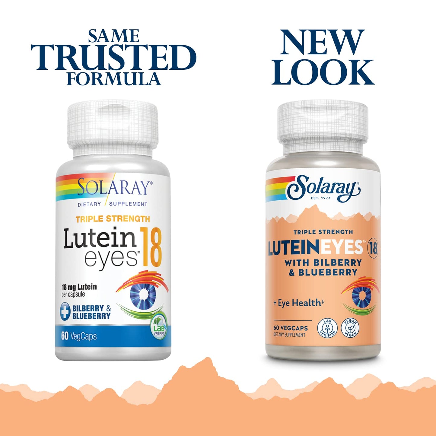 SOLARAY Lutein Eyes Triple Strength 18 mg VegCap, 60 Count