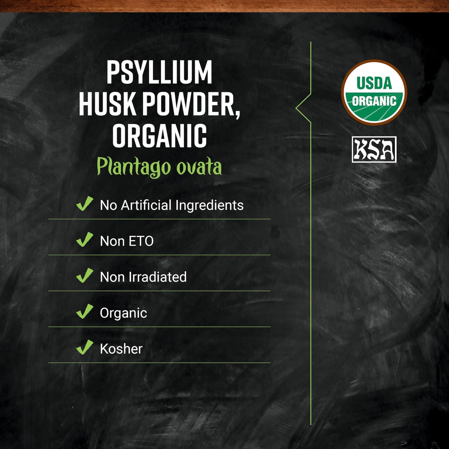 Frontier Co-op Organic Psyllium Husk Powder 16 Ounce