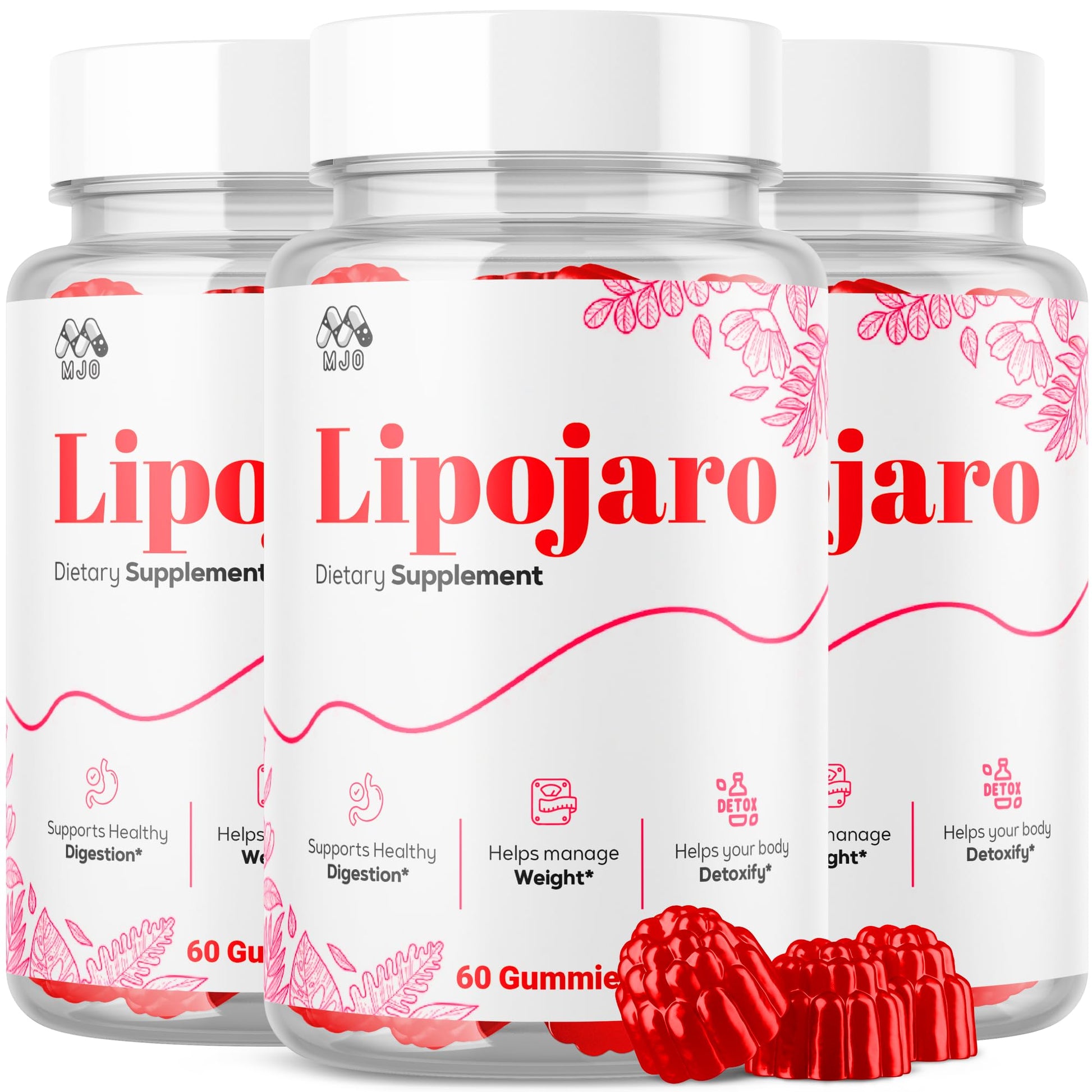 MJO LipoJaro Gummies, 180 Gummies