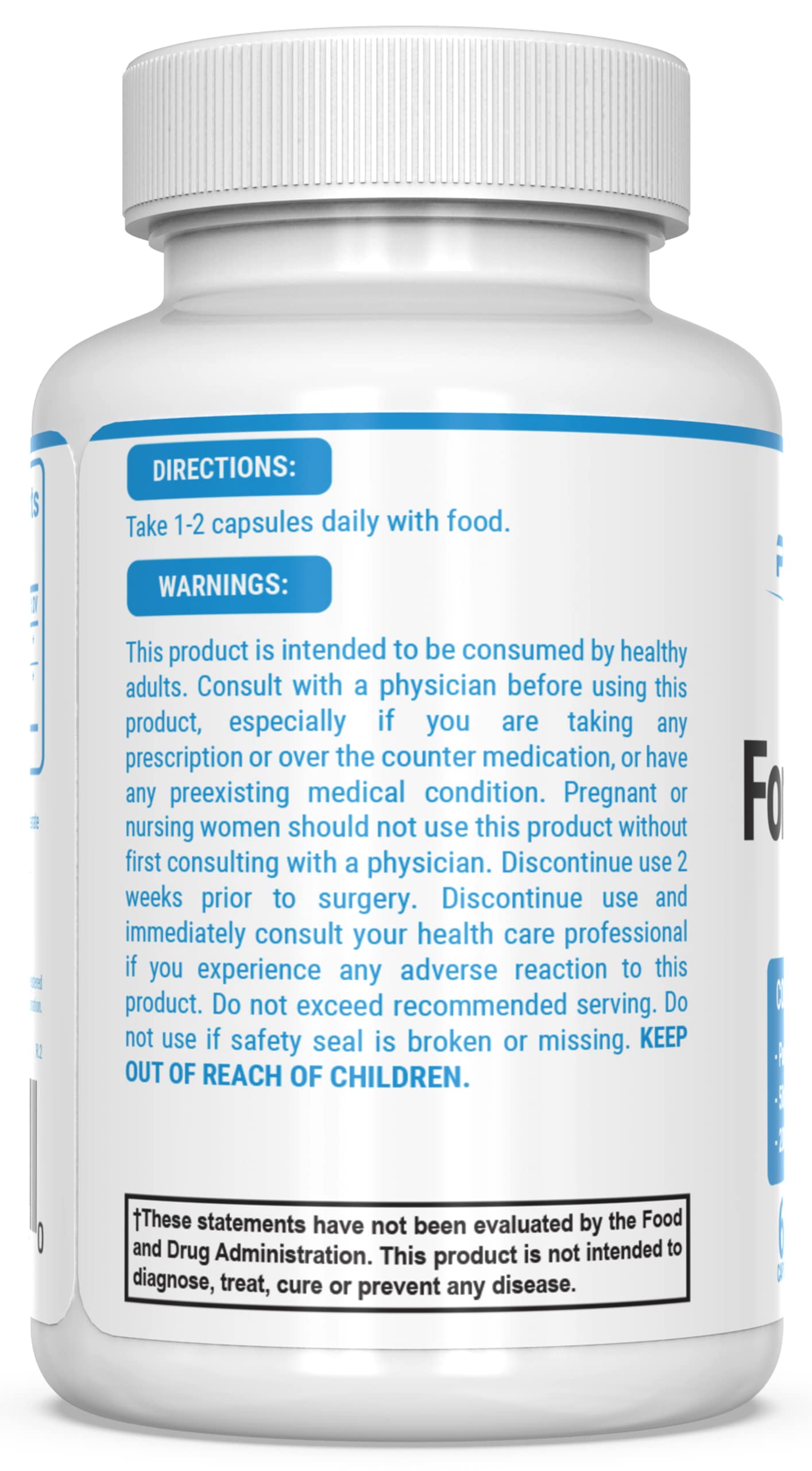 PEScience Forskolin-95+ 50mg Capsules, 60 Count