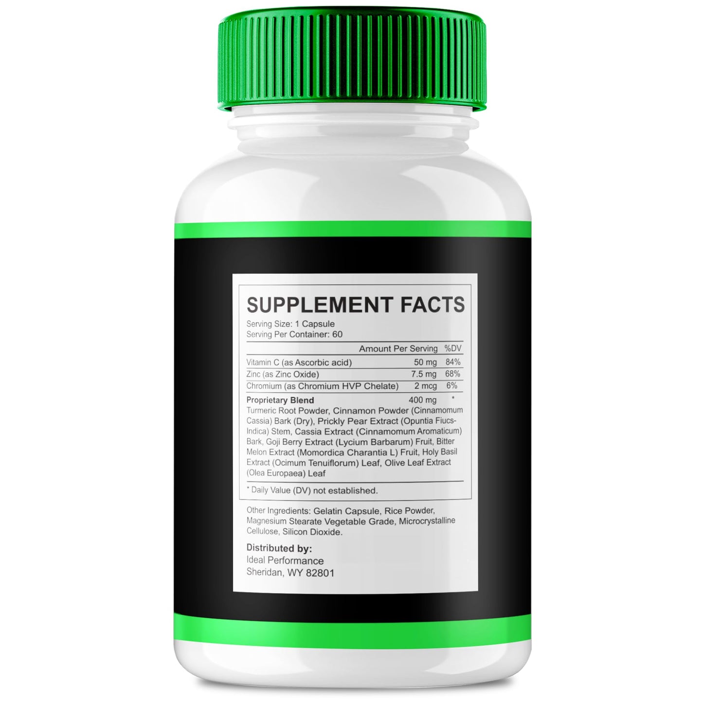 Ideal Performance Gluco Life 360 Capsules, 60 Count