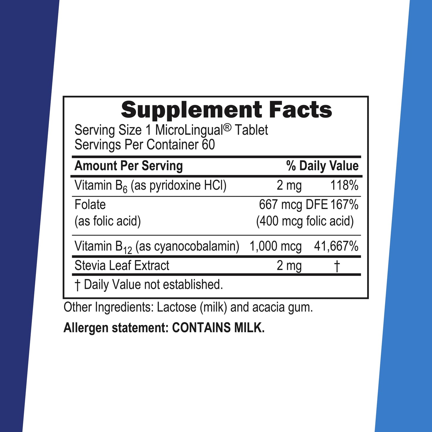 Superior Source No Shot Vitamin B-12 Cyanocobalamin 1000 mcg, B-6, Folic Acid 400 mcg, 60 Tablets