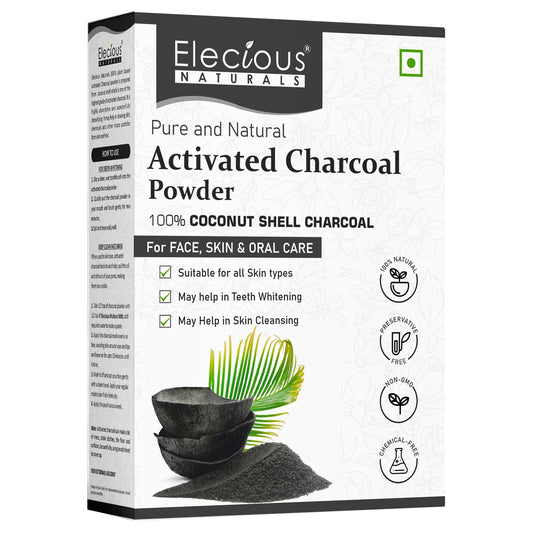 Elecious Activated Charcoal Powder 7.05 oz