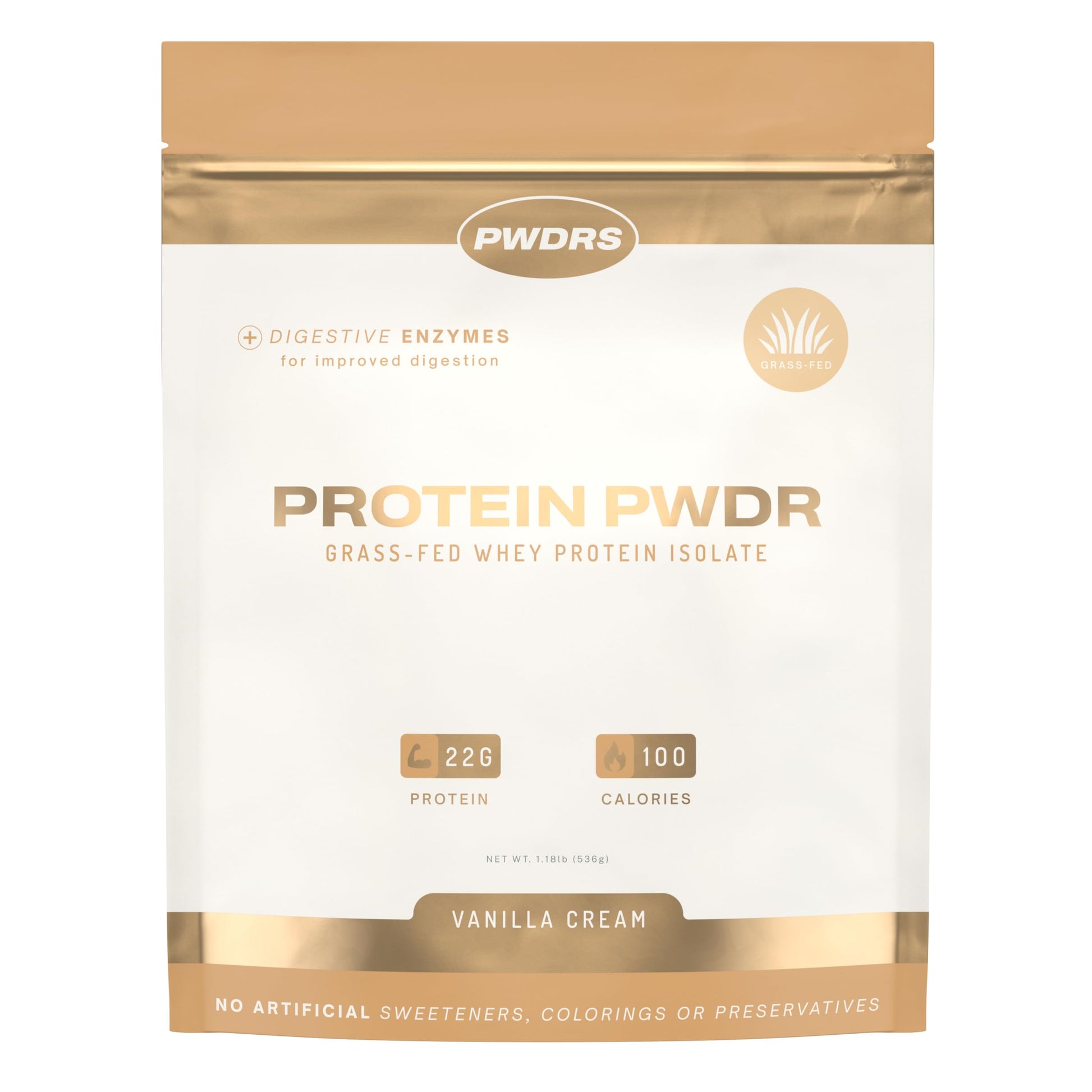 PWDRS Whey Protein Isolate Powder, 22g Protein