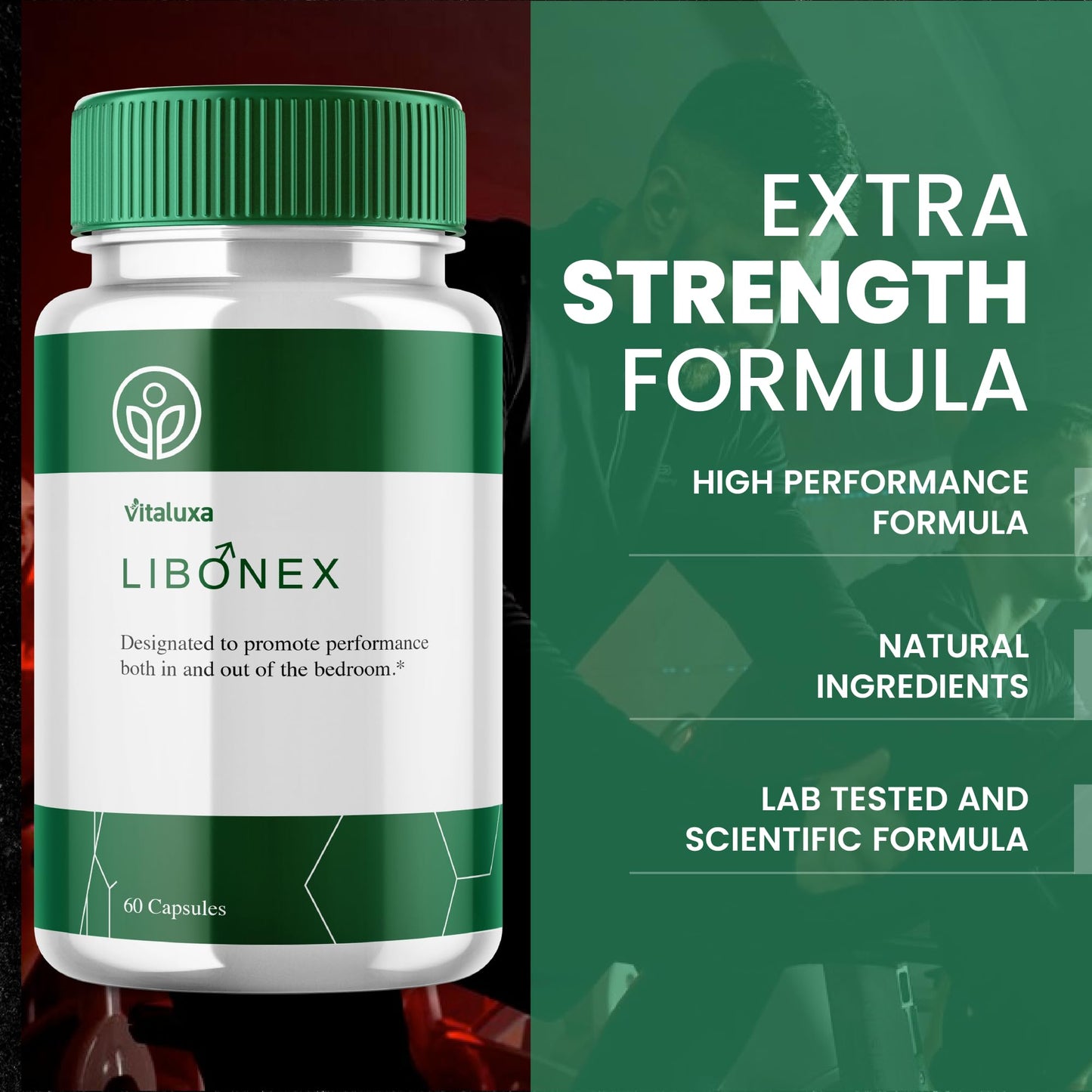 Vitaluxa Libonex Perform Capsules, 60 Count