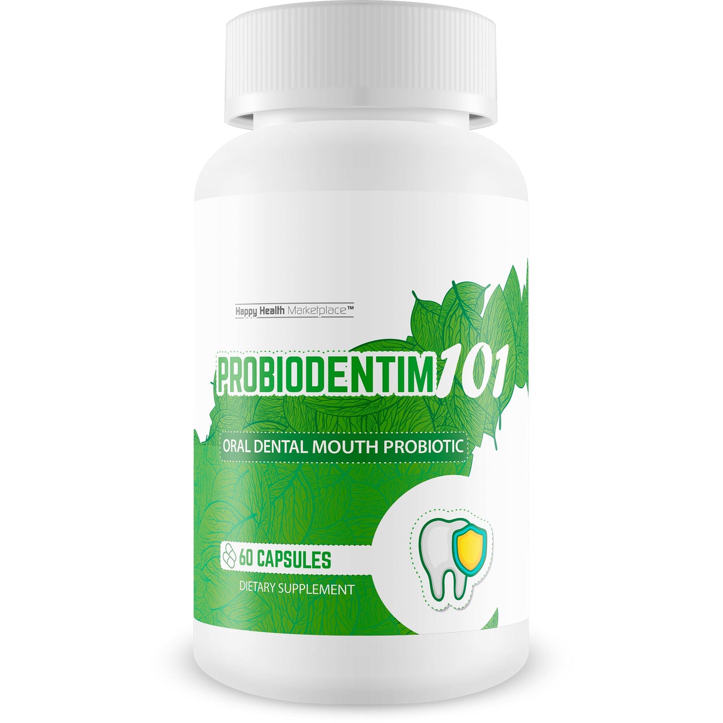 Happy Health Marketplace Probio Dentim 101 Oral Probiotics for Teeth and Gums 60 Capsules