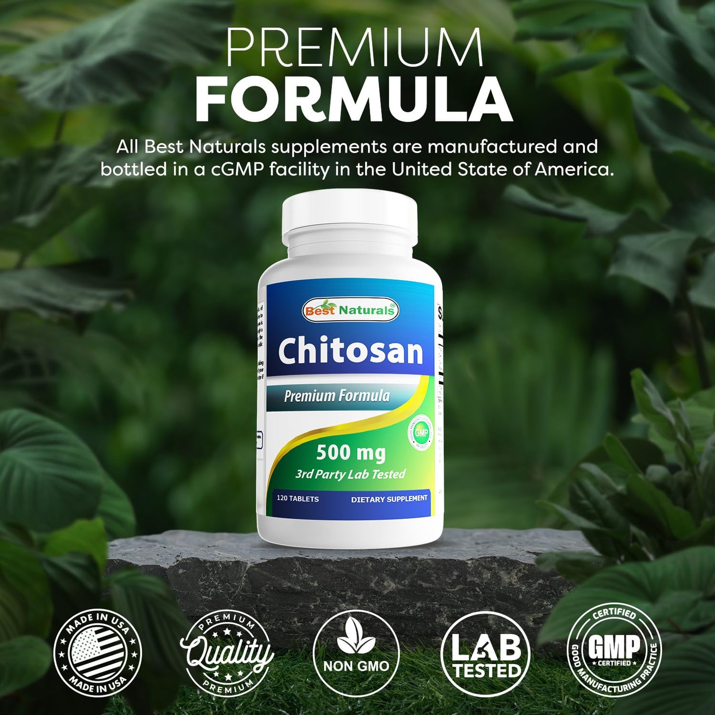 Best Naturals Chitosan 500 mg 360 Tablets