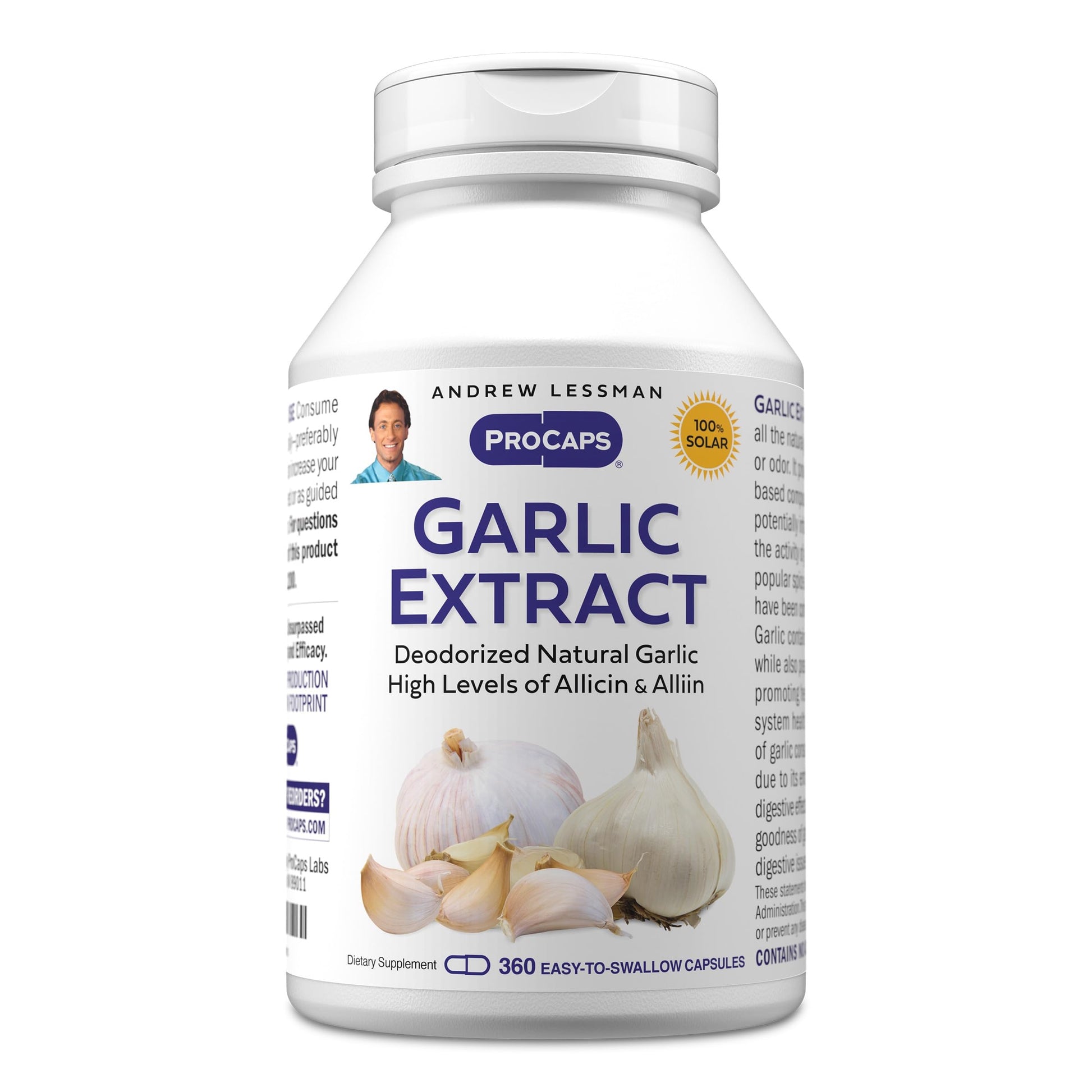 ANDREW LESSMAN Garlic Extract 360 Capsules