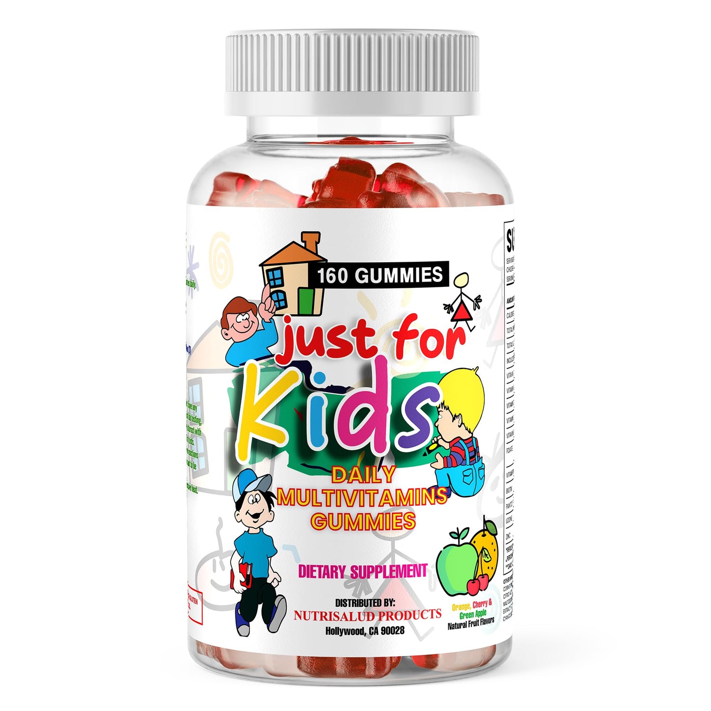 Nutrisalud Products Multivitamin Gummies Just for Kids 365 Gummies