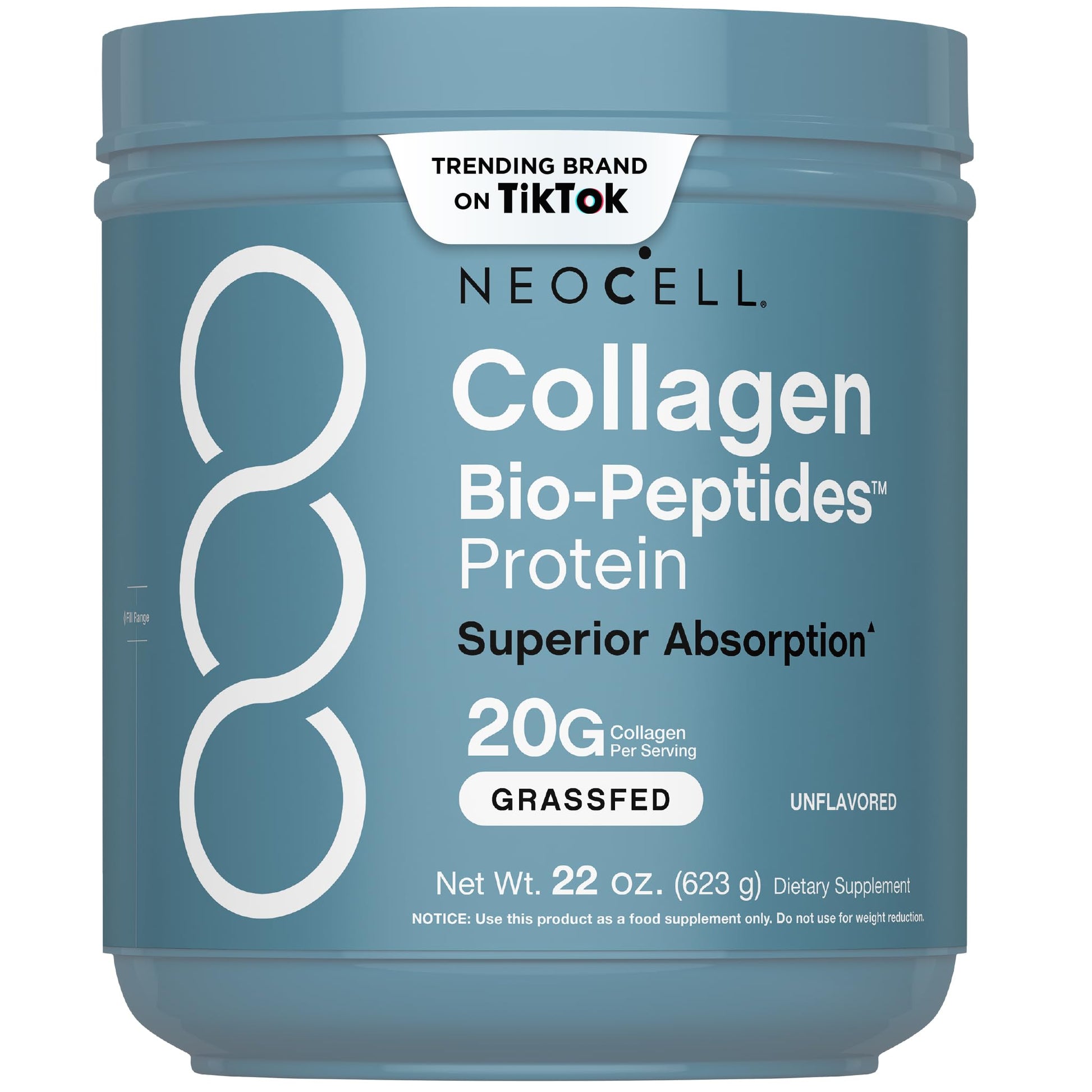NeoCell Collagen Peptides Powder 22 oz