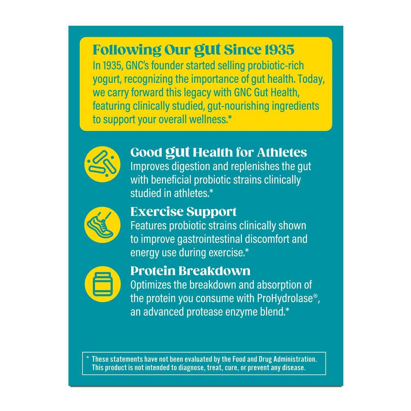 GNC Sport Probiotic 25 Billion CFU, 30 Capsules