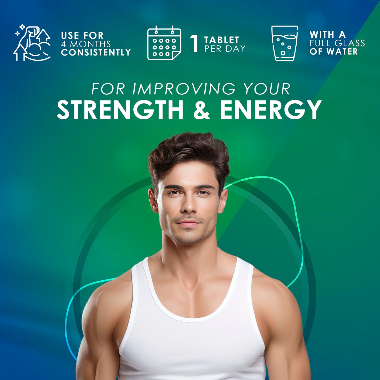 AMBROSIAL Men's Multivitamin Tablets for Men, 120 Tablets