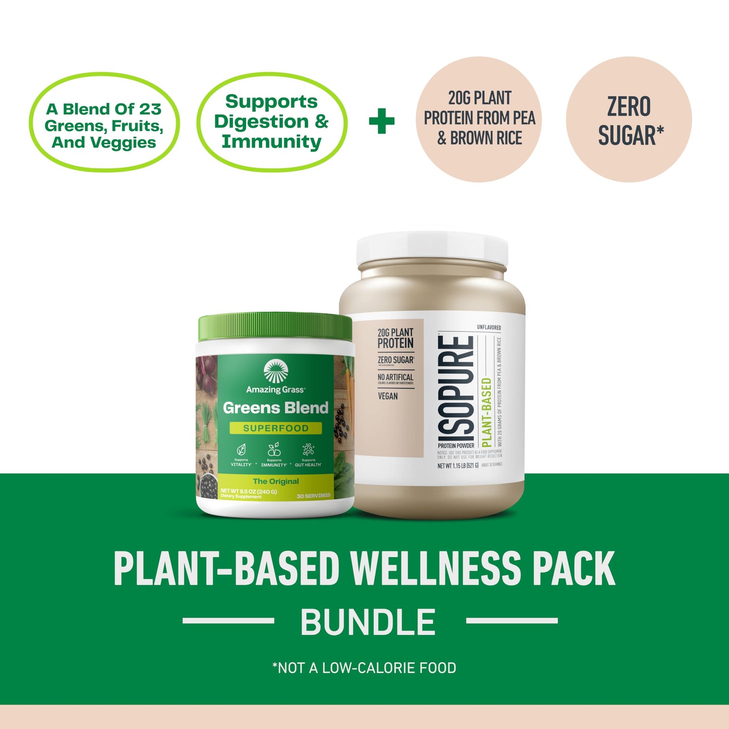 Amazing Grass Greens Superfood Powder Original Bundle 26.9