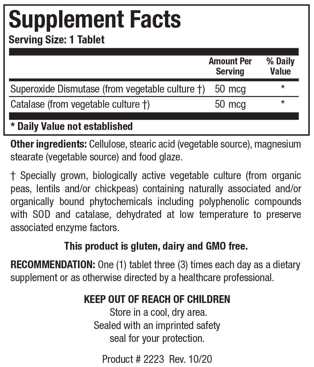 Biotics Research Dismuzyme Plus 180 Tablets