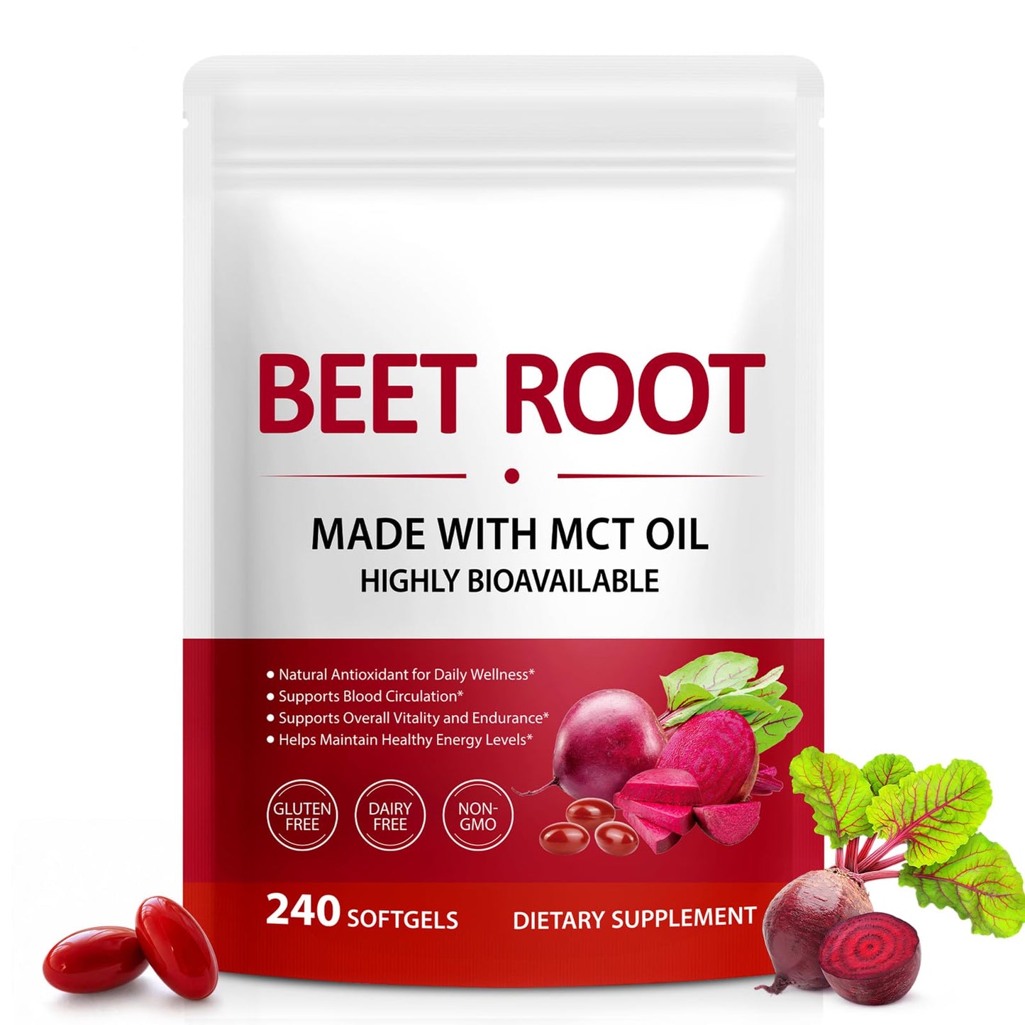 NVXNMSD Beet Root Extract Softgels 240