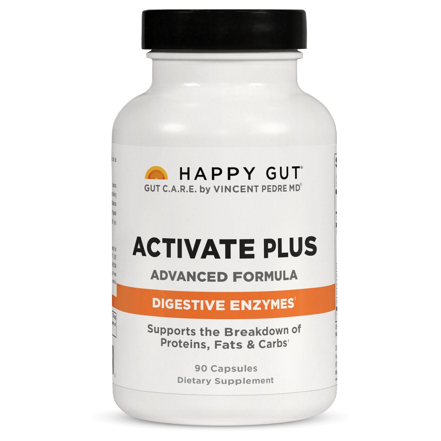HAPPY GUT Activate Plus Doctor-Formulated Digestive Enzymes Gut Balance Capsule 90