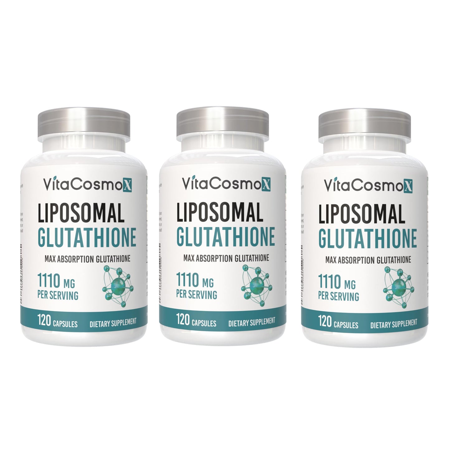VitaCosmoX Liposomal Glutathione 360 Capsules