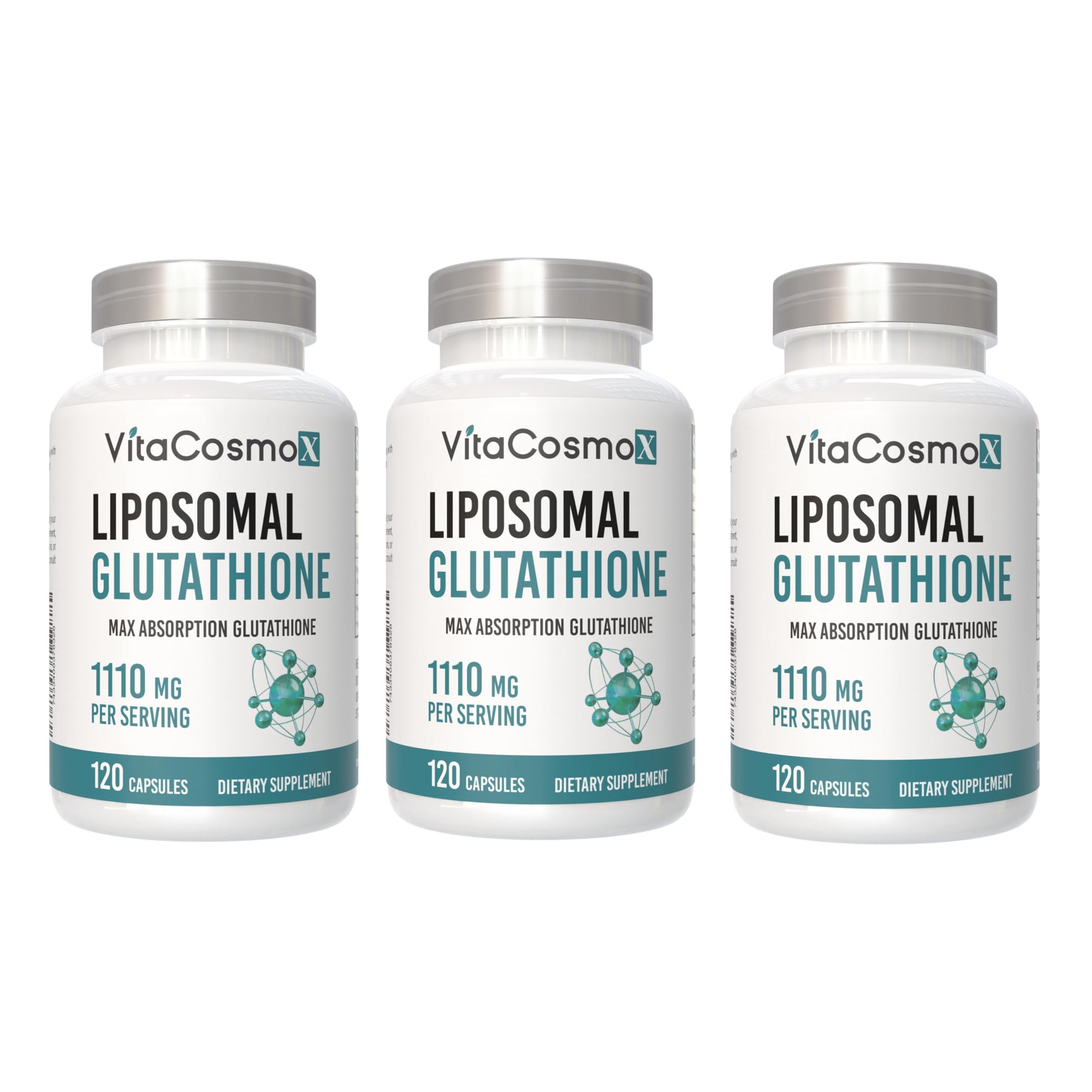 VitaCosmoX Liposomal Glutathione 360 Capsules