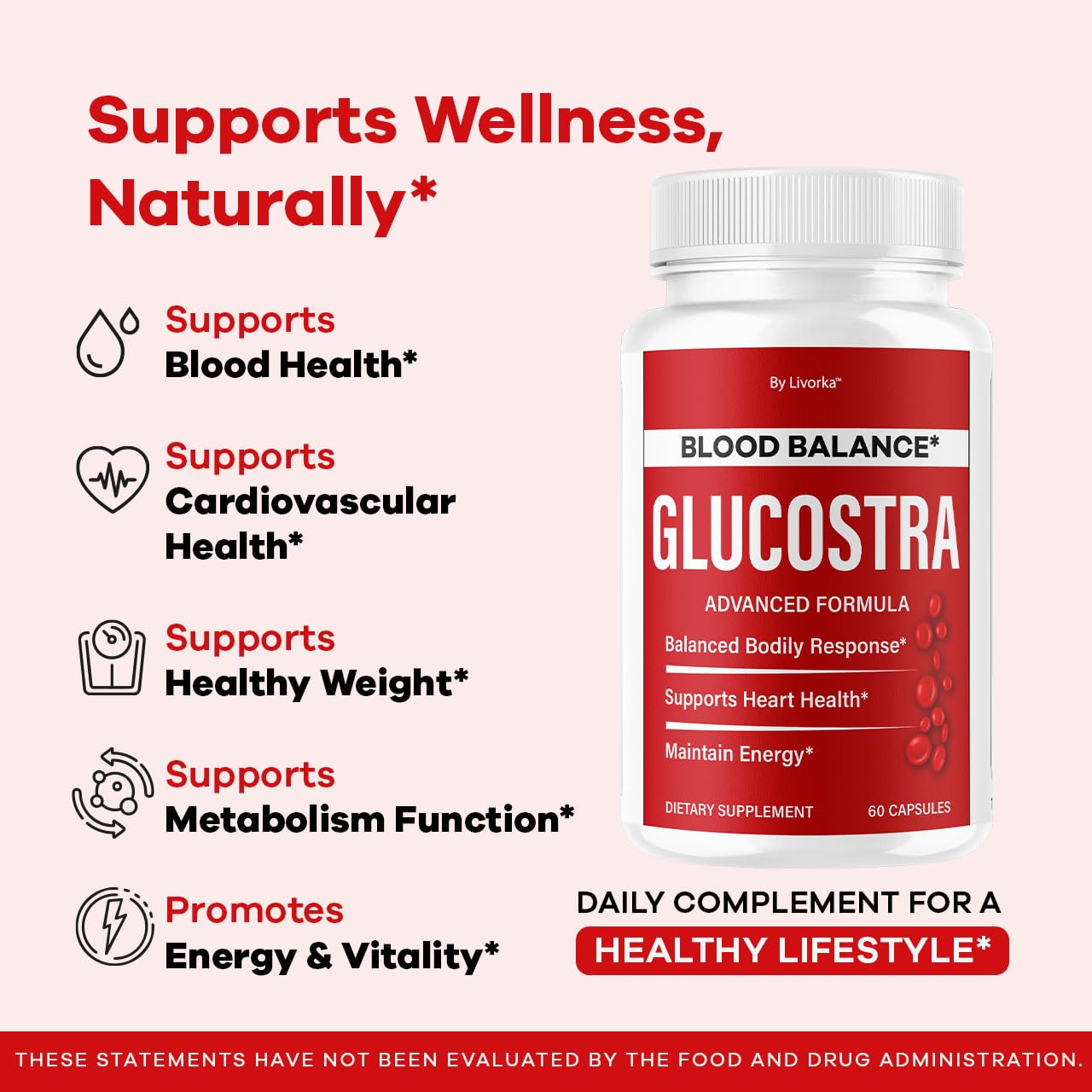 LIVORKA Glucostra Capsules 120 Capsules