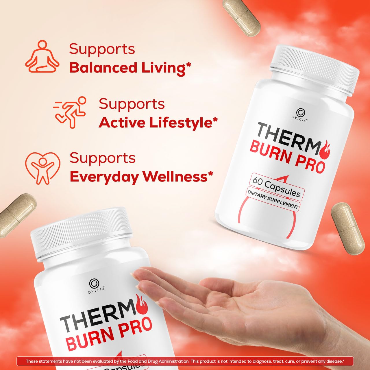 OVICIA Thermo Burn Pro 180 Capsules